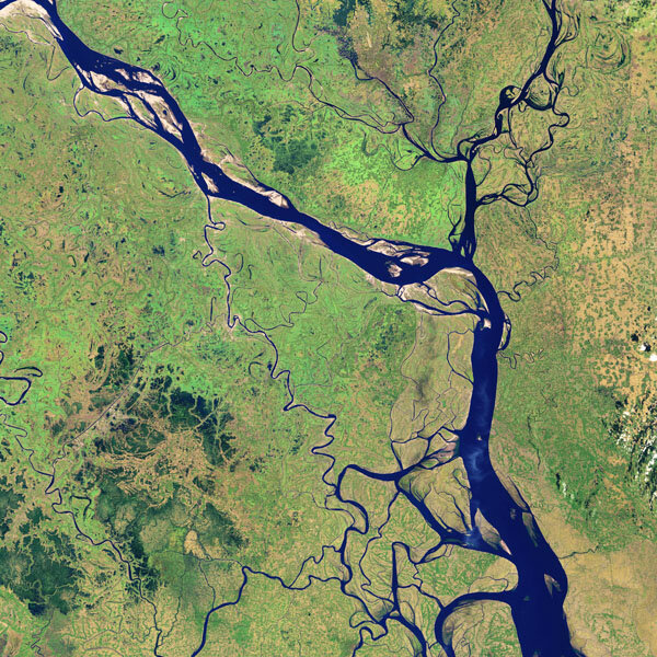 Padma River source NASA