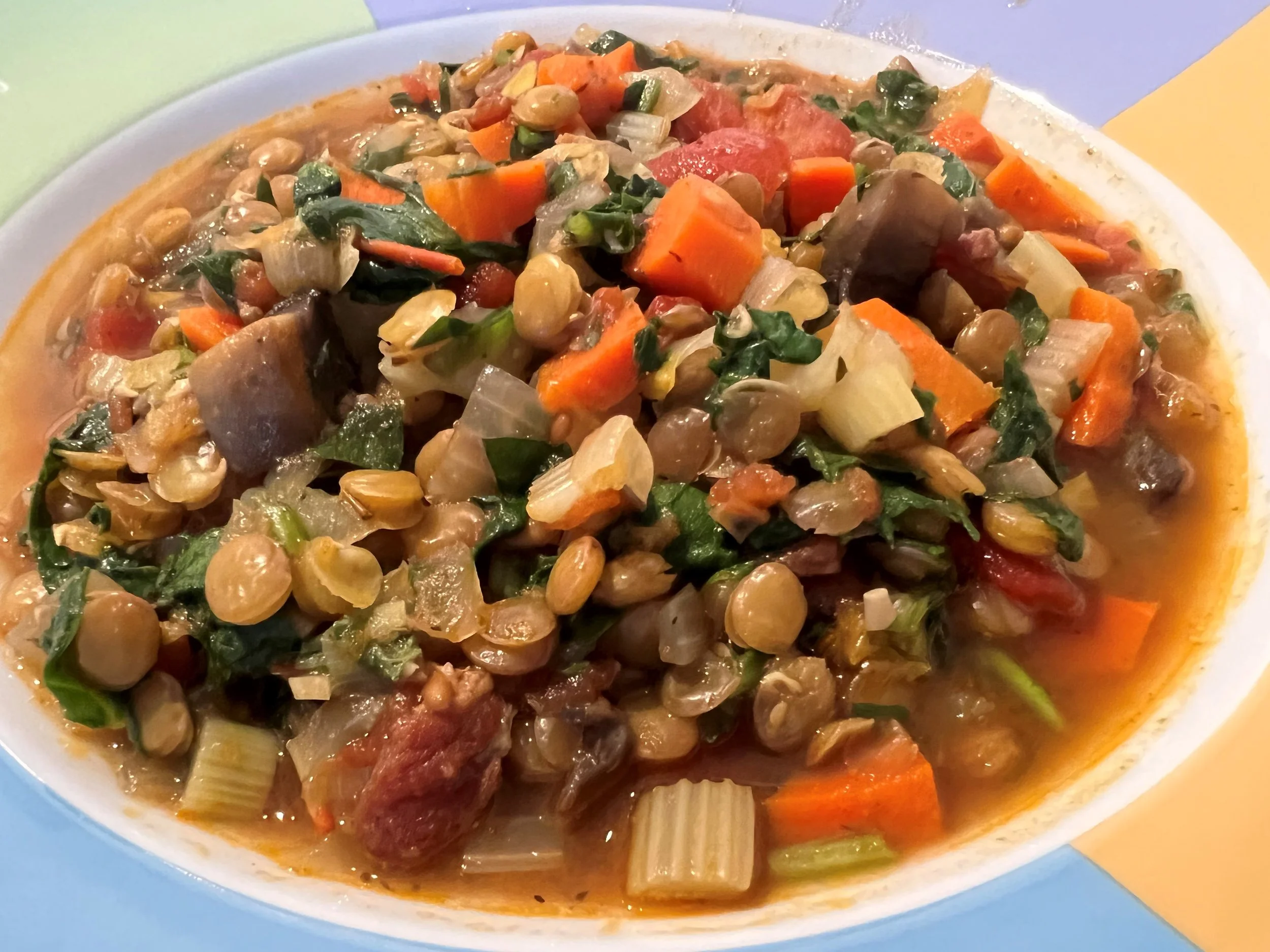 Recipe: smoky bacon and lentil soup&nbsp;