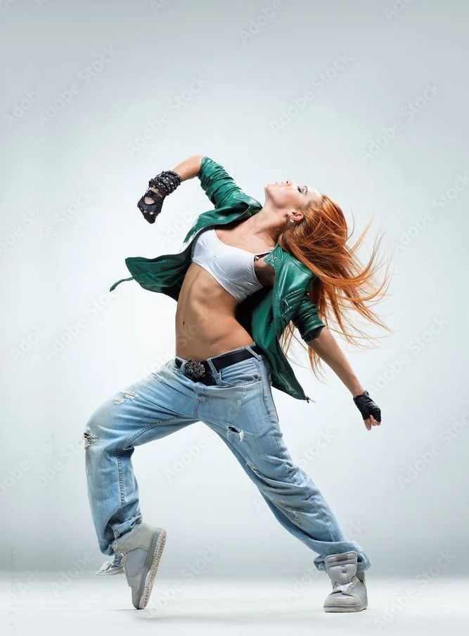Dancer on Light Background Sweep