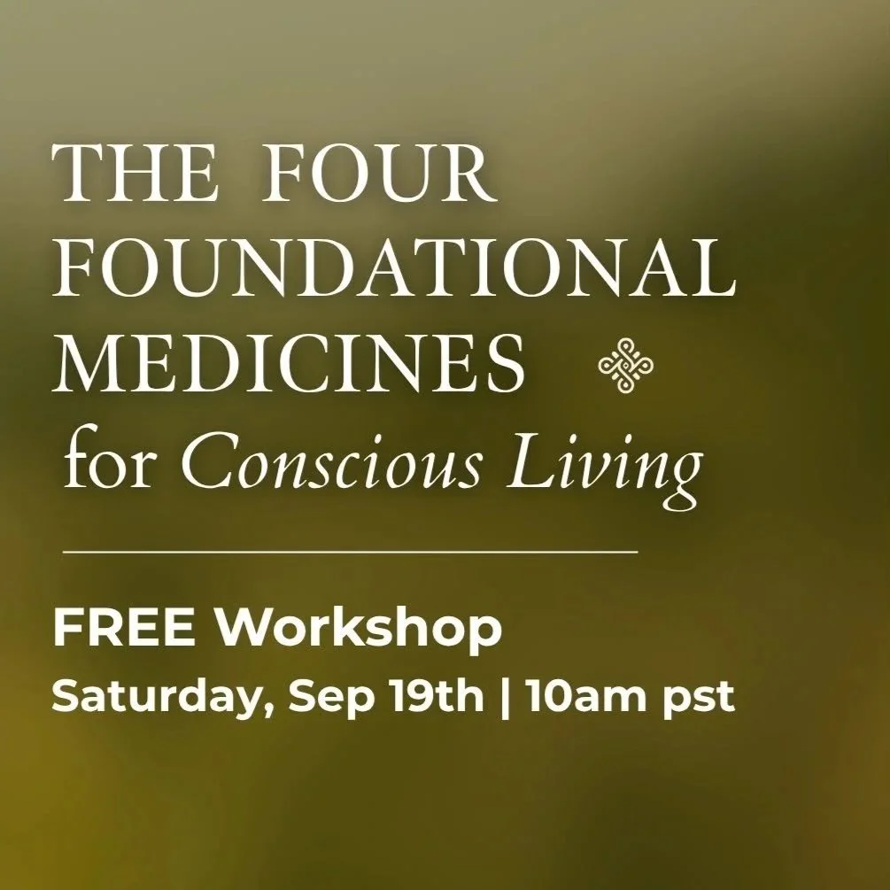 The Four Foundational Medicines for Conscious Living