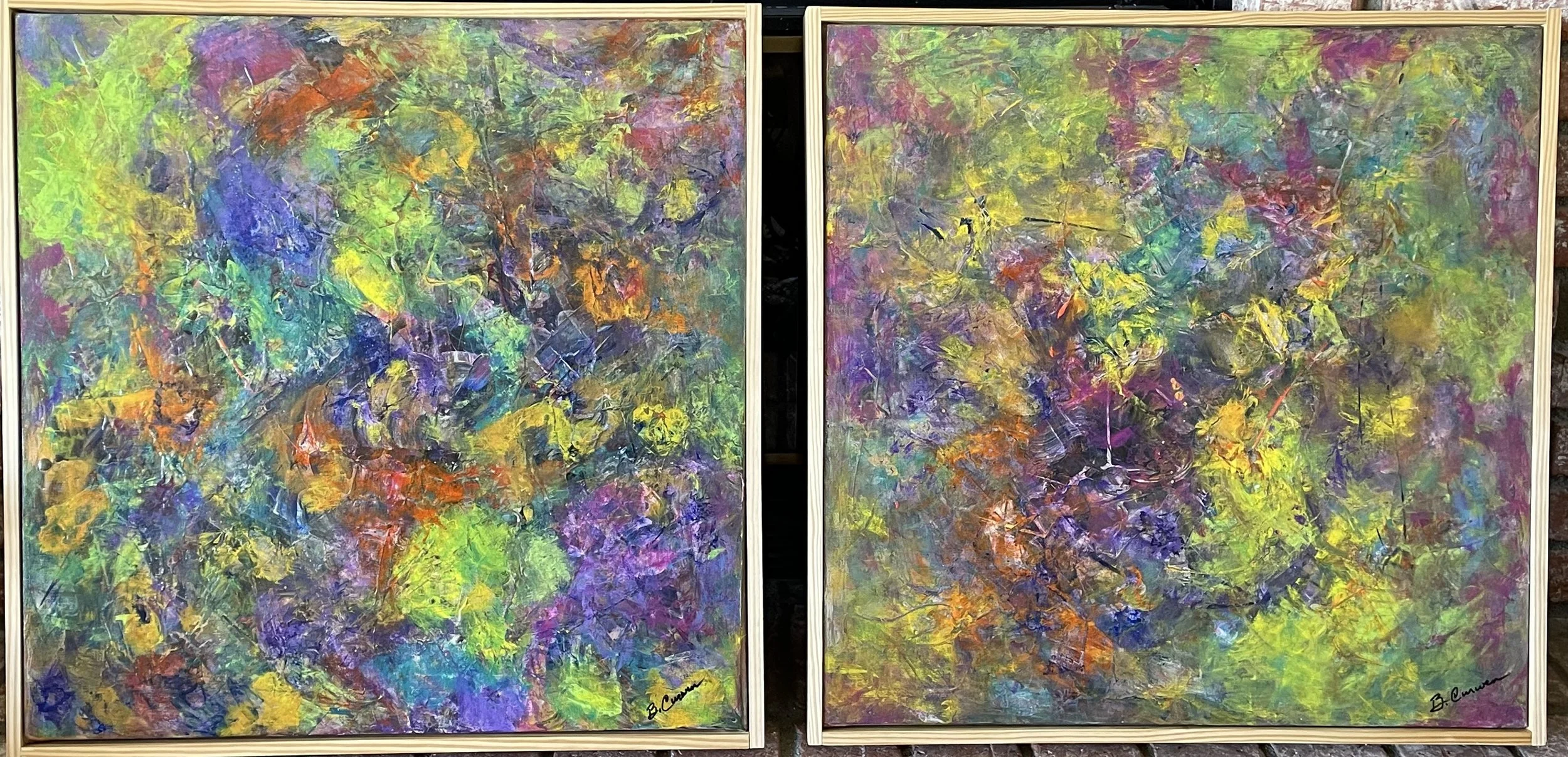diptych  (each = 25"X25")
