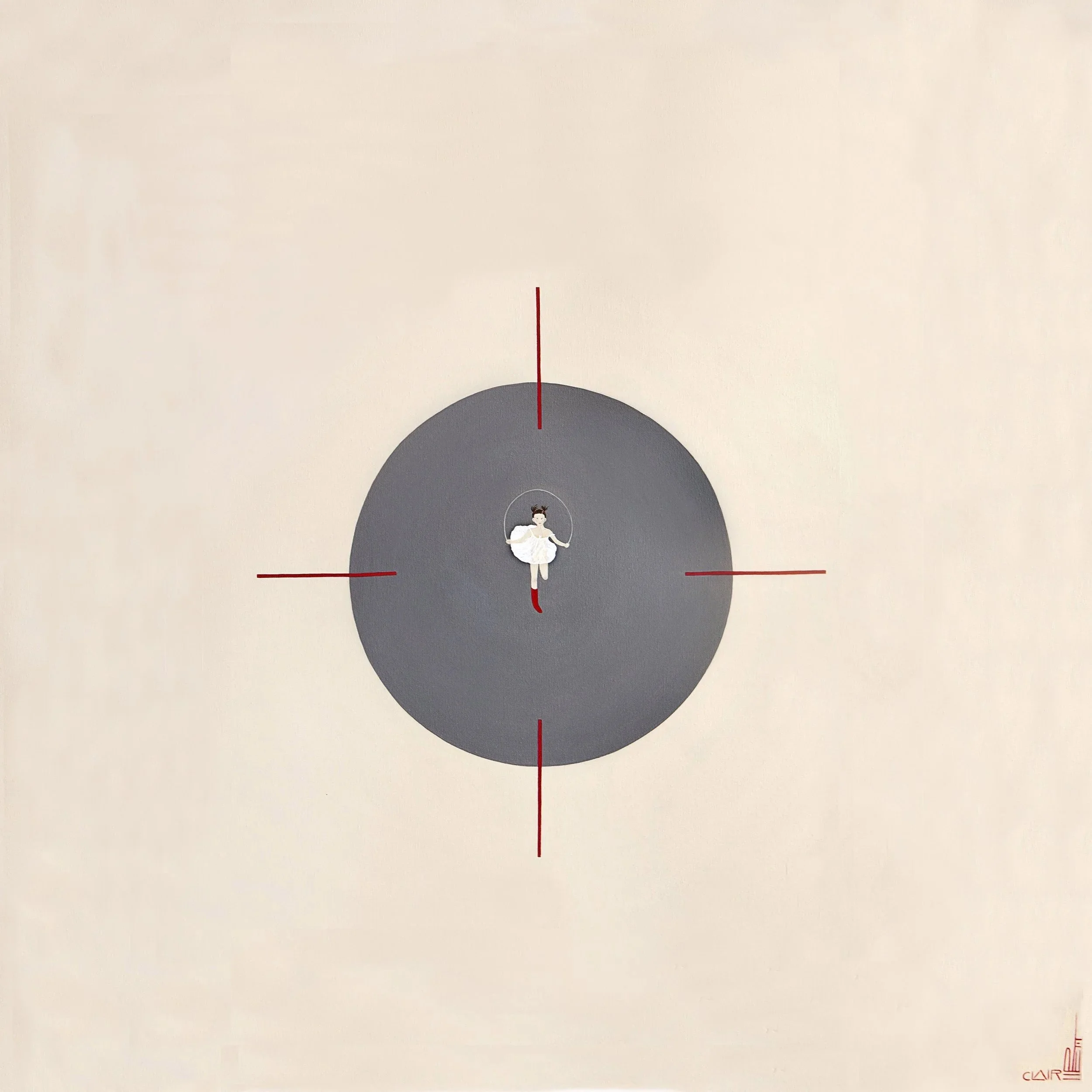 Jumping target ©Claire Petit