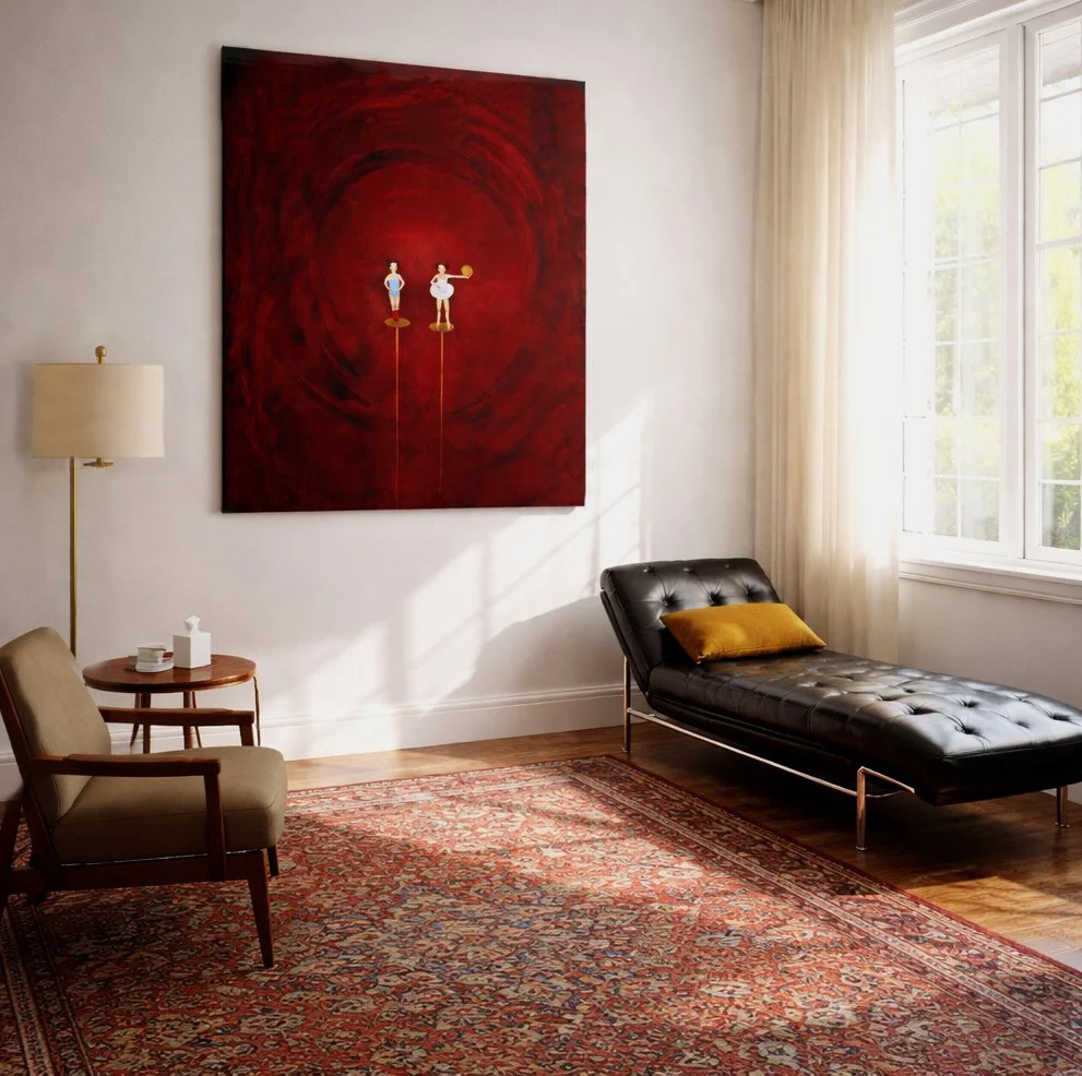  “WHY NOT ME ?”  Oil painting on canvas, 125×155cm  ©ClairePetit  