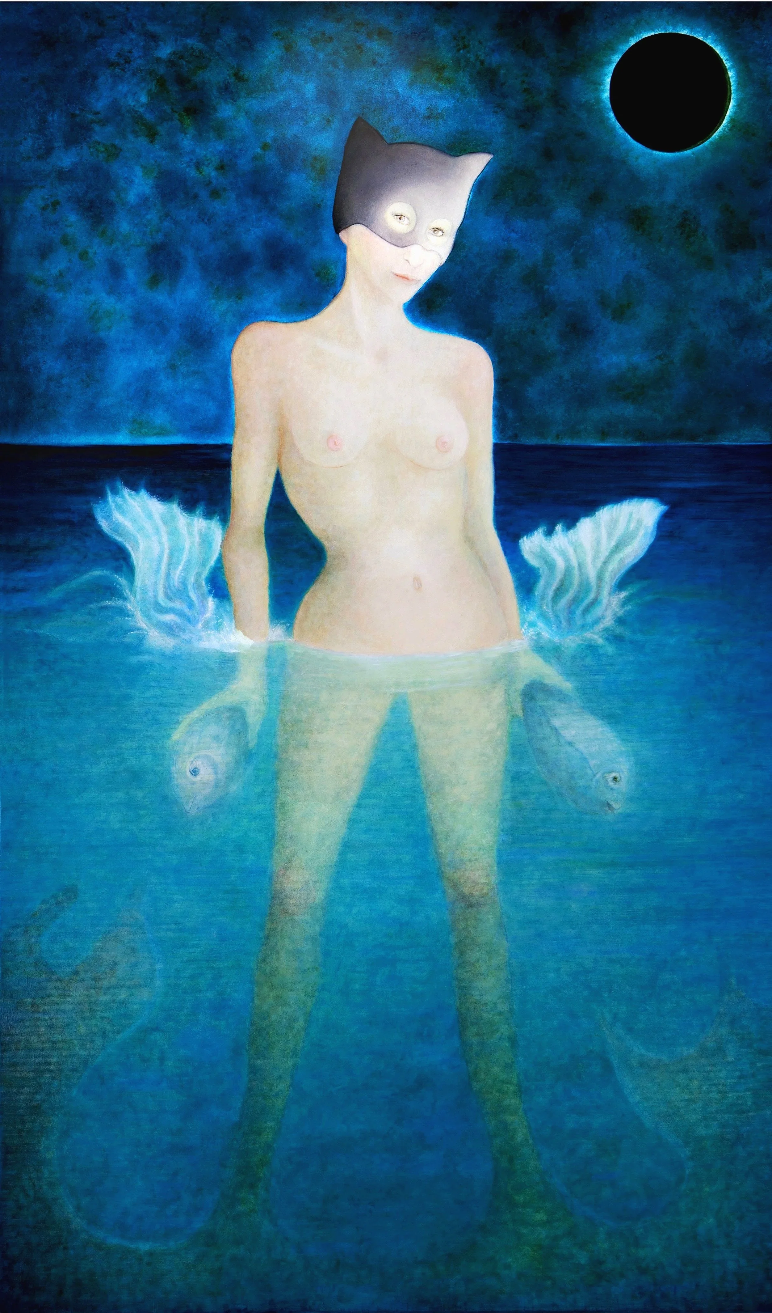 "ENDLESS ECLIPSE", oil on canvas ____________ ©Claire Petit