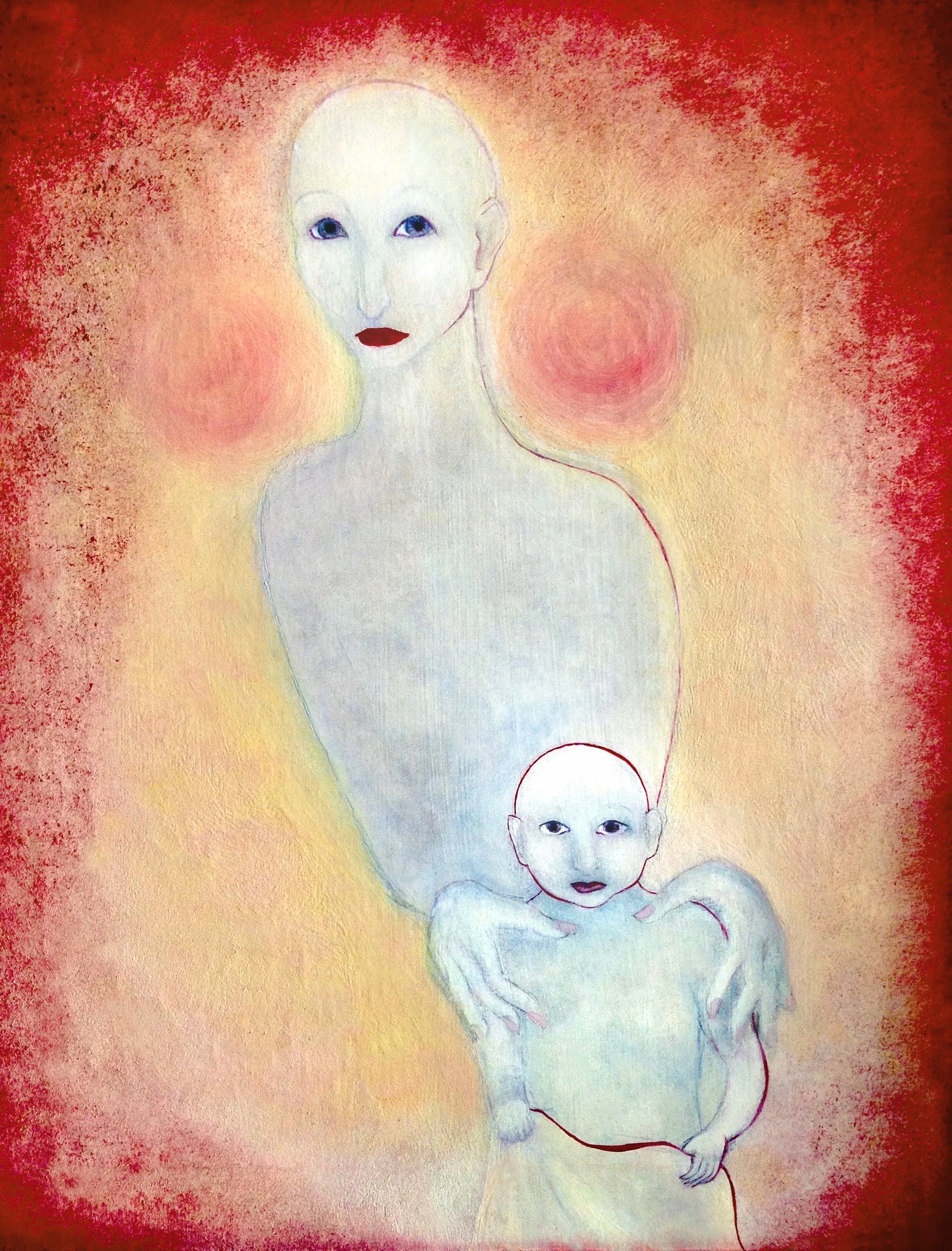 "LE CORDON", oil on canvas _________©Claire Petit