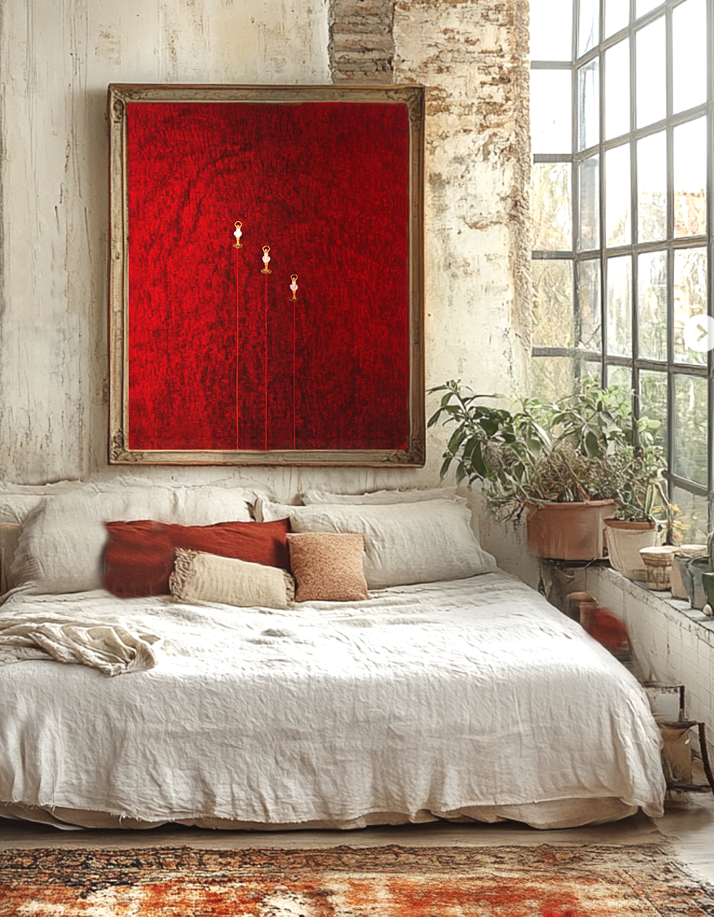 "THREE BALLERINAS",  oil on canvas, 120 × 150 cm    ©Claire Petit