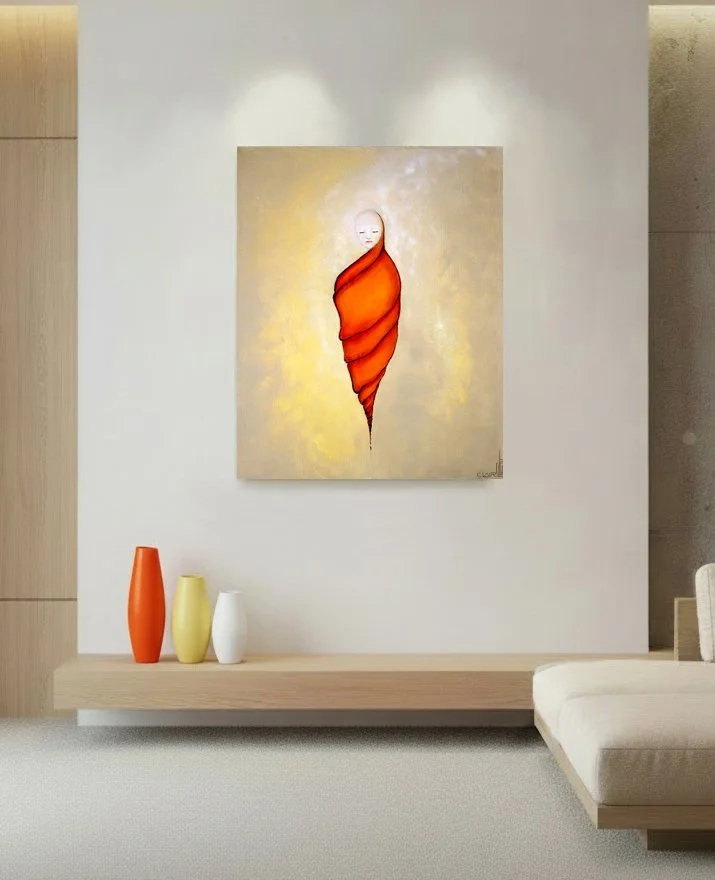 "PETITE MERE"  oil on canvas         ©Claire Petit