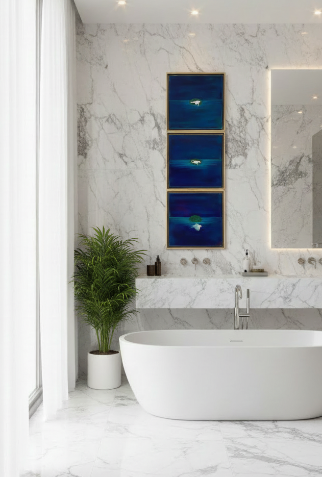 claire petit painter paintings in situ art on walls