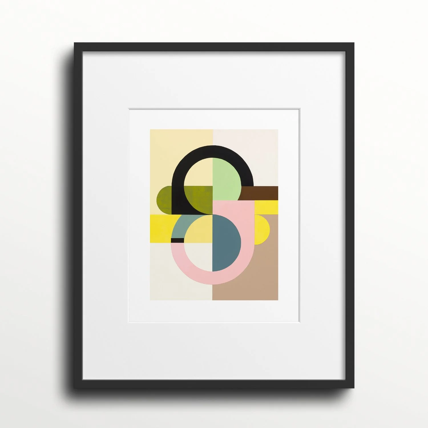 Canadian Abstract Artist_Allison Rietta_Limited Edition Print_Interlunar_Black Frame_Passepartout.jpg