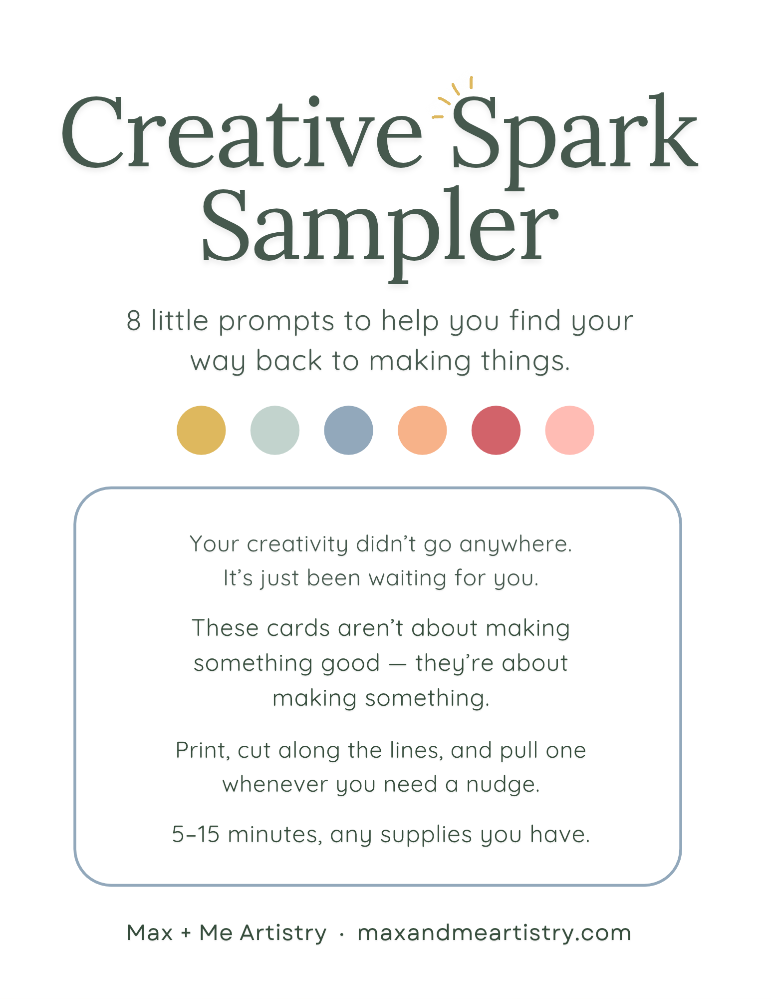 Creative Spark Sampler cover
