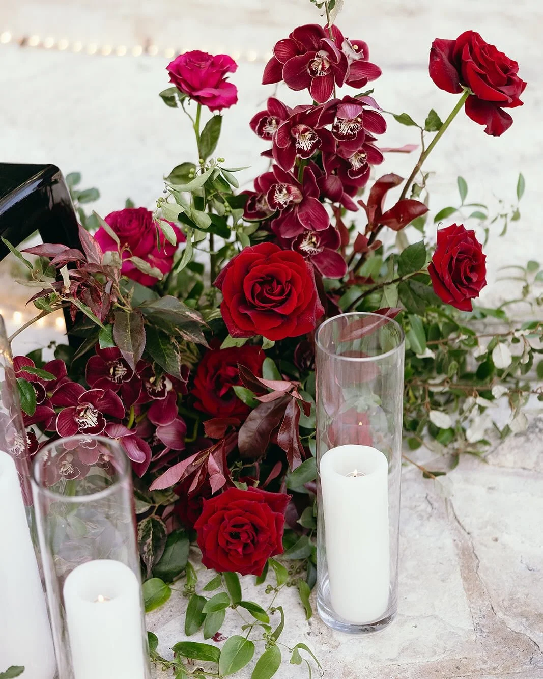 Paige and Chris 🌹🌚🍂
photographed by @memeurbanephoto 
planning and design @xomoreauweddings 
venue @theallanhouse 
catering @peachedtortillacatering 
draping @uniquedesignandevents 
linens @nuagedesignsinc 
candles @mar.candleco 
rentals @premiere