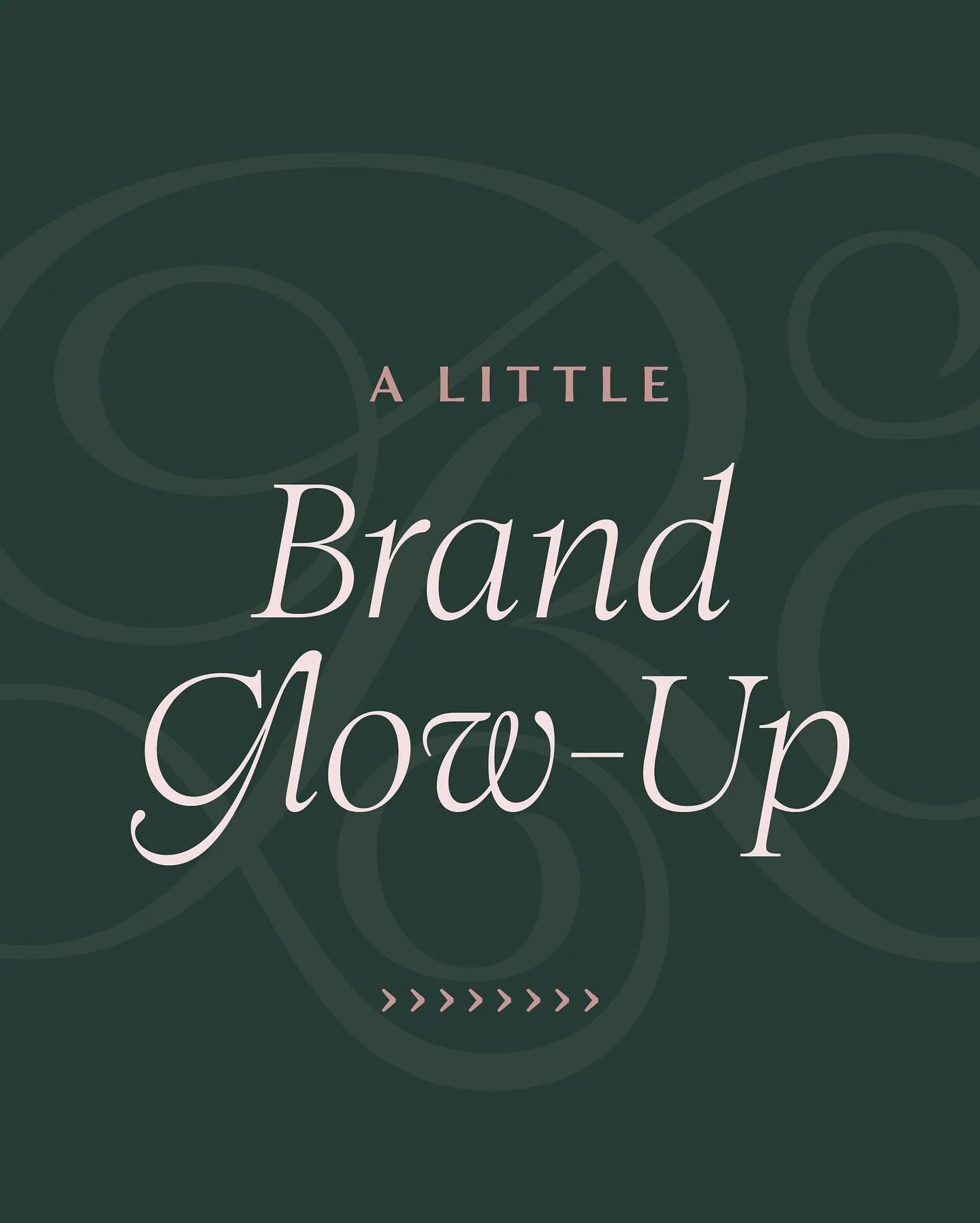For a while, my own branding hasn&rsquo;t felt aligned with my biz goals (the cobbler, and/or his children, have no shoes). Shifting into fall (my fav season) felt like the perfect time for a little brand glow-up. And a font with swash alternates is 