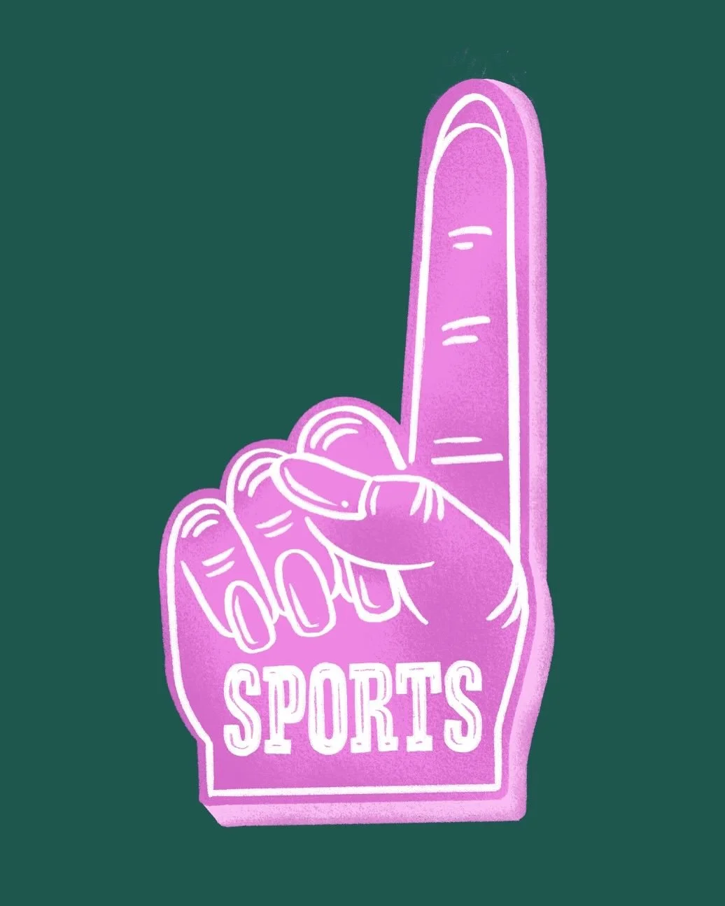 Good luck everyone at The Big Game today! Whichever Big Game you&rsquo;re choosing to root for The Great Team at, you can enjoy this noncommittal sticker, which will be available at the @augustahandmadefair next month &ndash; come by and see me and l