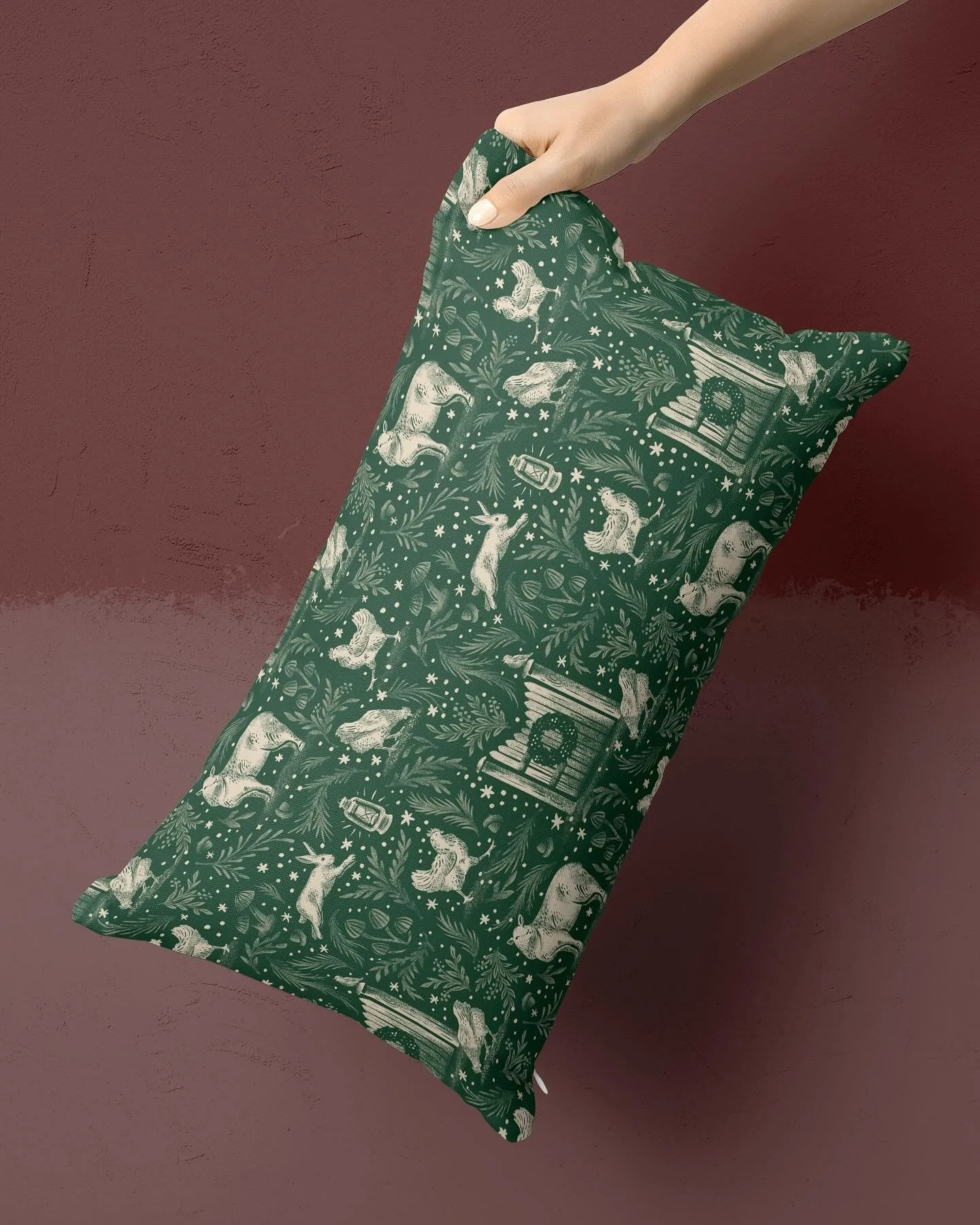 I&rsquo;ve spent a lot of this year making Christmas pieces and patterns, and the vintage woodland / pastoral trend forever has my heart. As I simultaneously attempt to transform my house into an 1800&rsquo;s Edwardian/Narnian wonderland for the the 