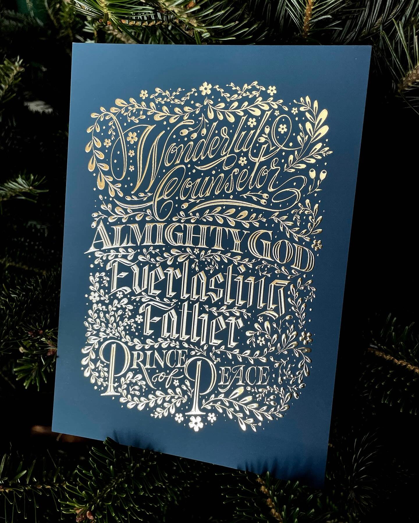 Between traveling and designing Christmas projects for clients, I sadly did not have time this year to make a custom card of my own &ndash; but here&rsquo;s the one I had printed last year that I&rsquo;m still obsessed with. (I&rsquo;ll be starting 2