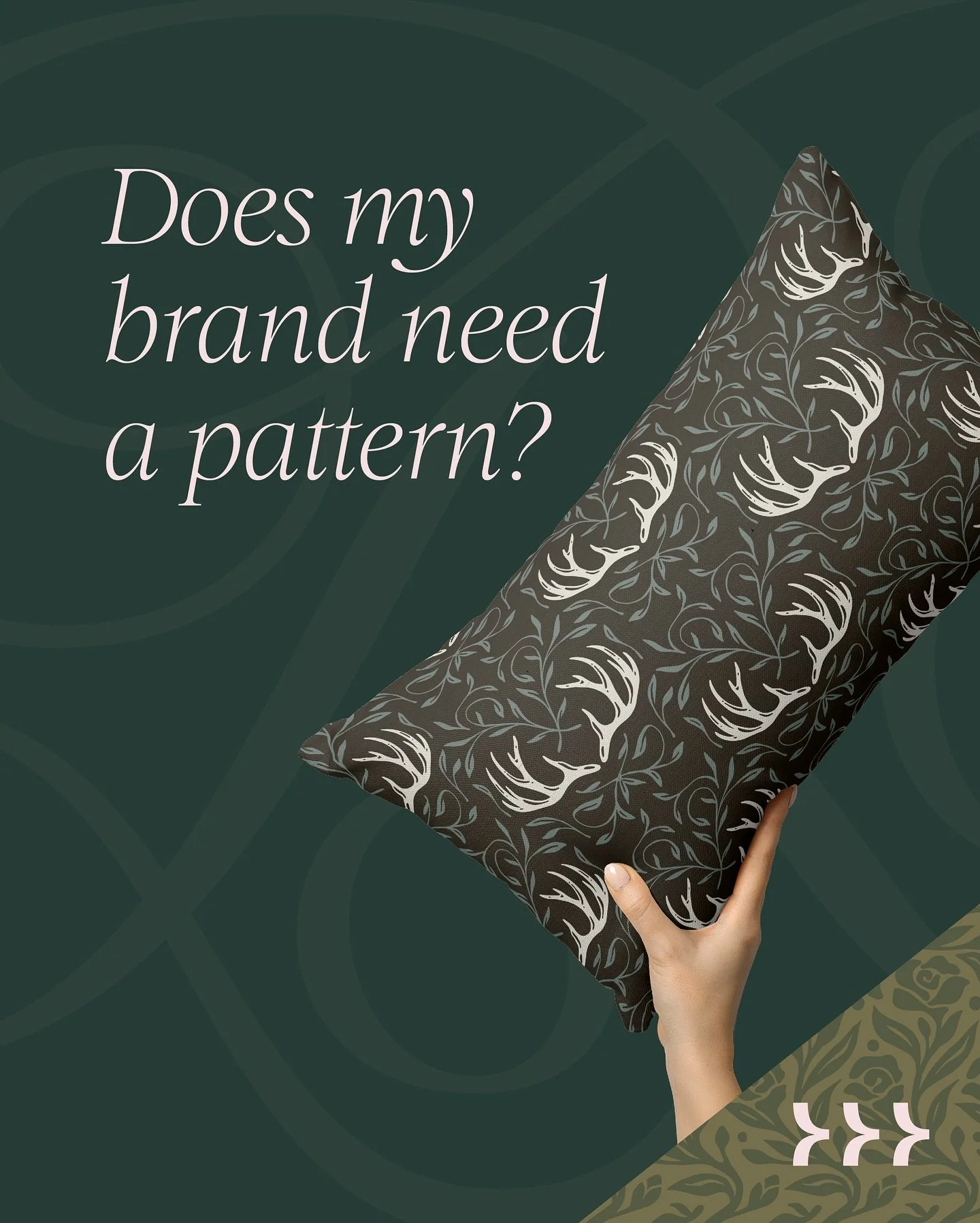 Hot take? Your brand needs a custom pattern (or 2, or 3&hellip;). From loud to understated, patterns are the perfect luxe touch to enhance packaging, stationery, biz cards, digital graphics, and any other place that would otherwise be flat color. The
