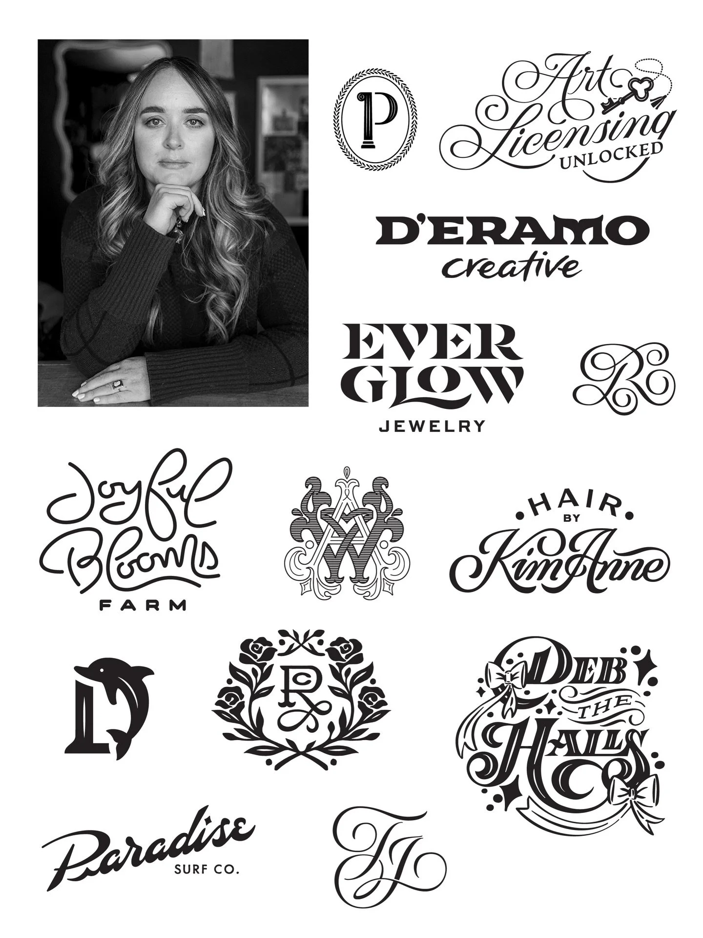 I&rsquo;ve created dozens (possibly a few hundred &ndash; but who&rsquo;s counting?) brands at this point in my career. However, handlettered logos will always + forever be my favorites to make and yield the most incredible, bespoke results. In our e