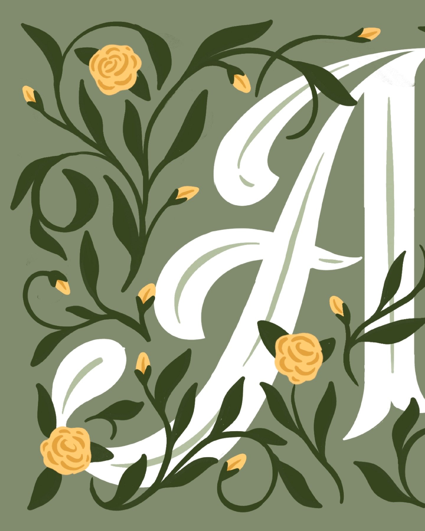 Aiken, ily 💛&nbsp;You&rsquo;re a hidden gem that is slowly becoming less hidden, but ever more gem-like. To celebrate, how about a few more downtown murals to add to our growing gallery? 

I created this lettering interwoven with the lovely Lady Ban