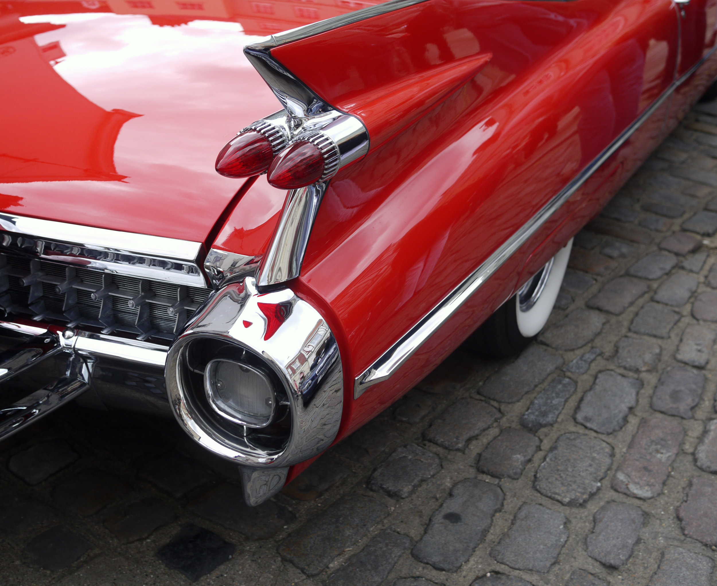 Cars with tail fins