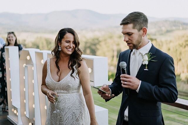 Our LOVE Letters make the perfect backdrop to your speeches ✨