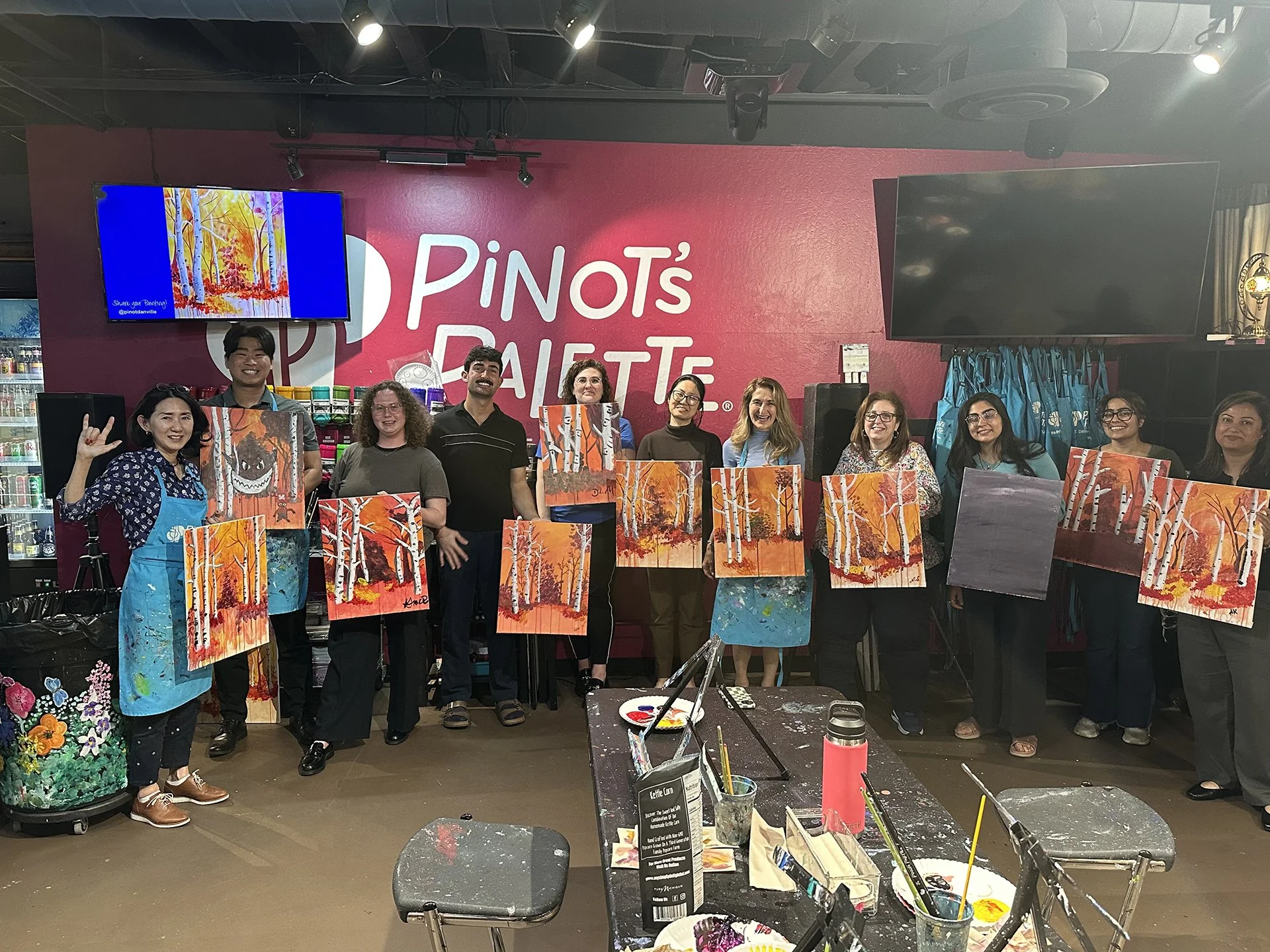 The DLHA team participates in an “All in Day” team building event