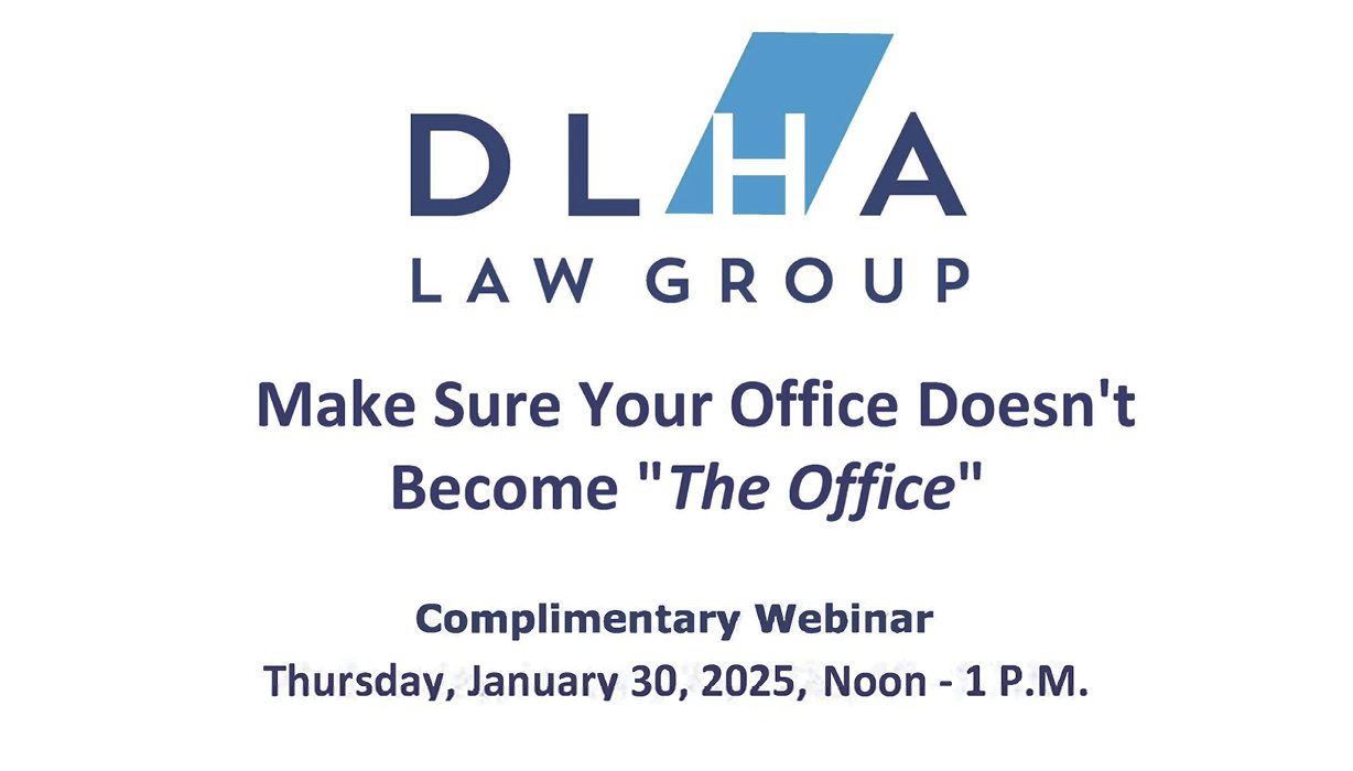 Make Sure Your Office Doesn’t Become “The Office” Webinar hosted by Walnut Creek Chamber of Commerce