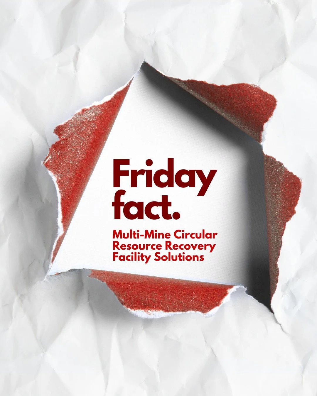 ♻️ Friday Fact
Did you know the Bowen Basin is home to a proposed Multi-Mine Circular Resource Recovery Facility?
This project takes a structured, evidence-based approach to identify priority materials and circular opportunities across multiple min
