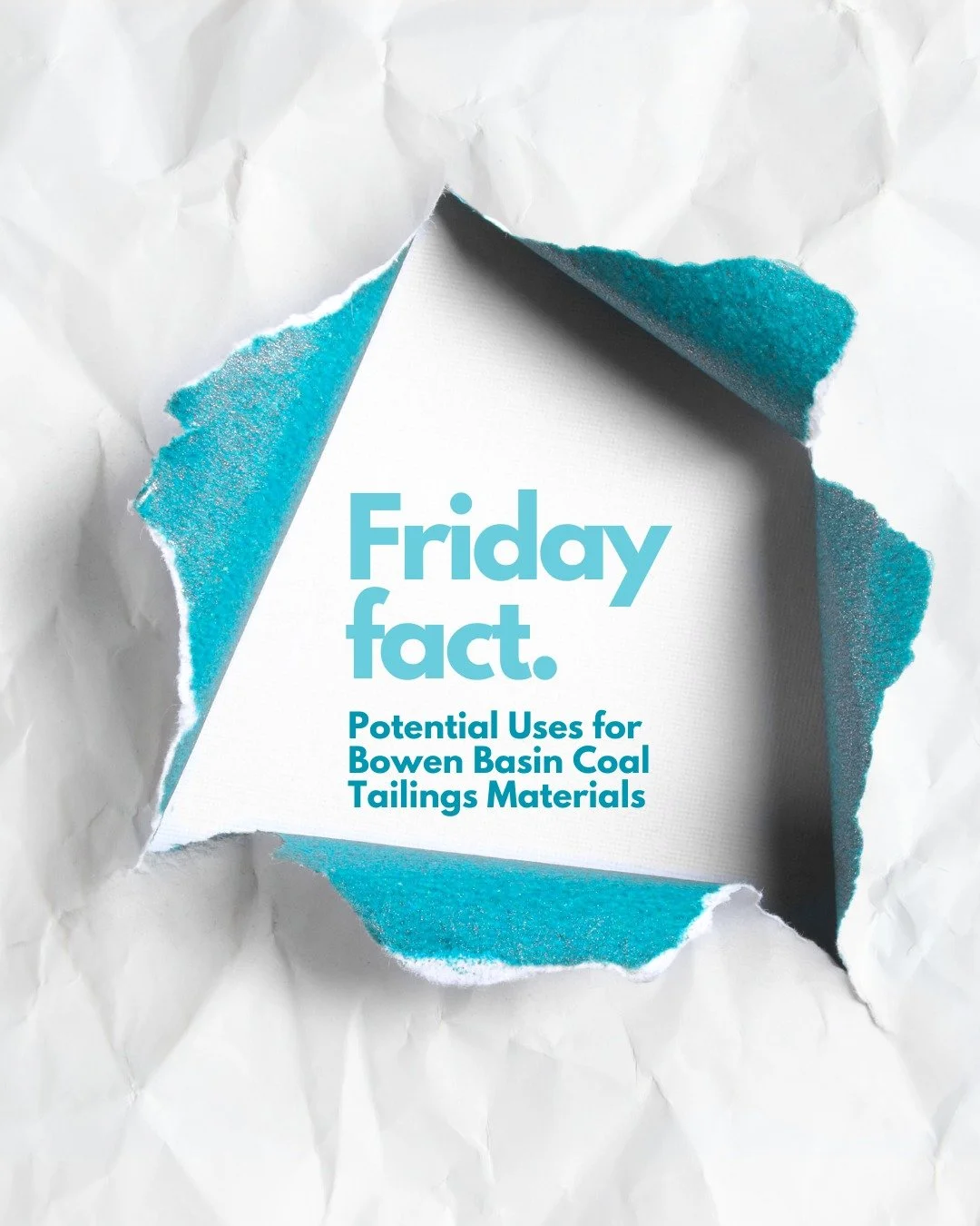 Friday Fact 💡
Did you know Bowen Basin coal tailings contain valuable materials that could be reused across industries? From construction and steelmaking to electronics and fertilisers?
“Unless someone like you cares a whole awful lot, nothin