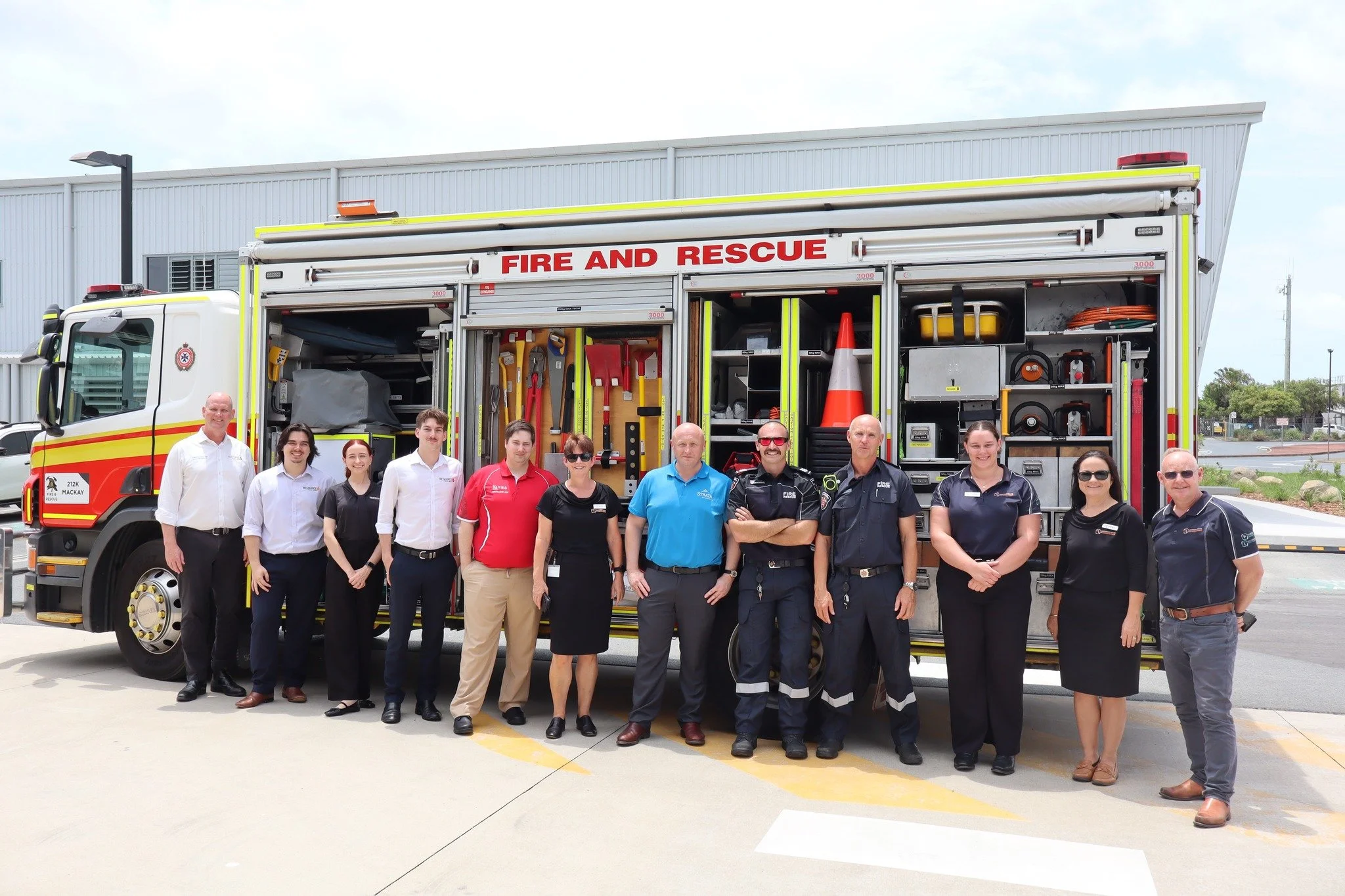 Thanks Mackay Fire and Rescue!🔥
Today, Craig and Ian visited the RCOE to give our staff and tenants a detailed rundown on how and when to use our fire safety equipment. We even got a tour of the rescue truck!
It was an informative and engaging ses