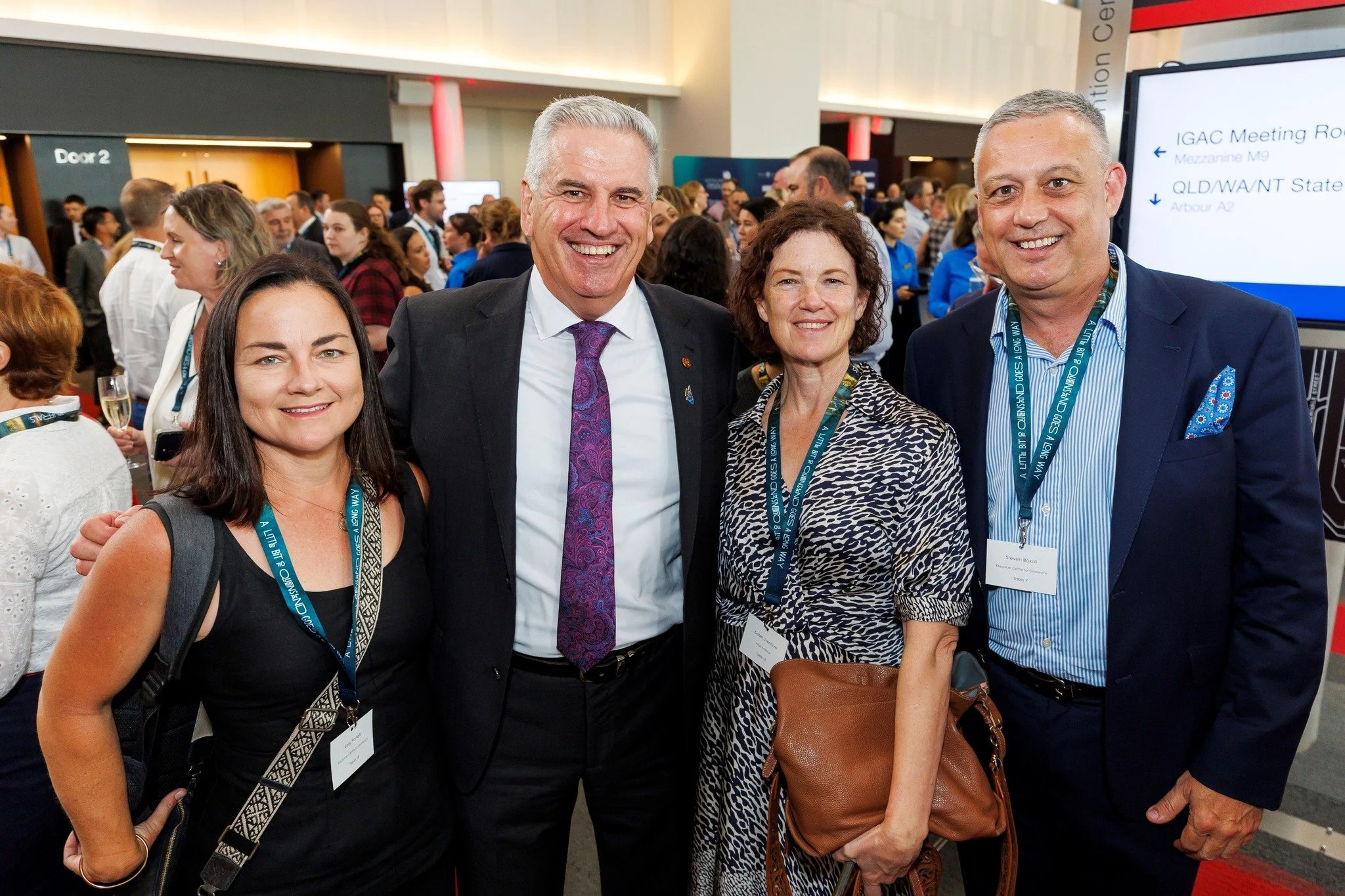 Last week, Kelly Portelli and Steven Boxall attended the Queensland Resources Council (QRC) Annual Forum in Brisbane, joining industry leaders, government representatives, and regional partners for a day focused on the future of Queensland&rsquo;s re