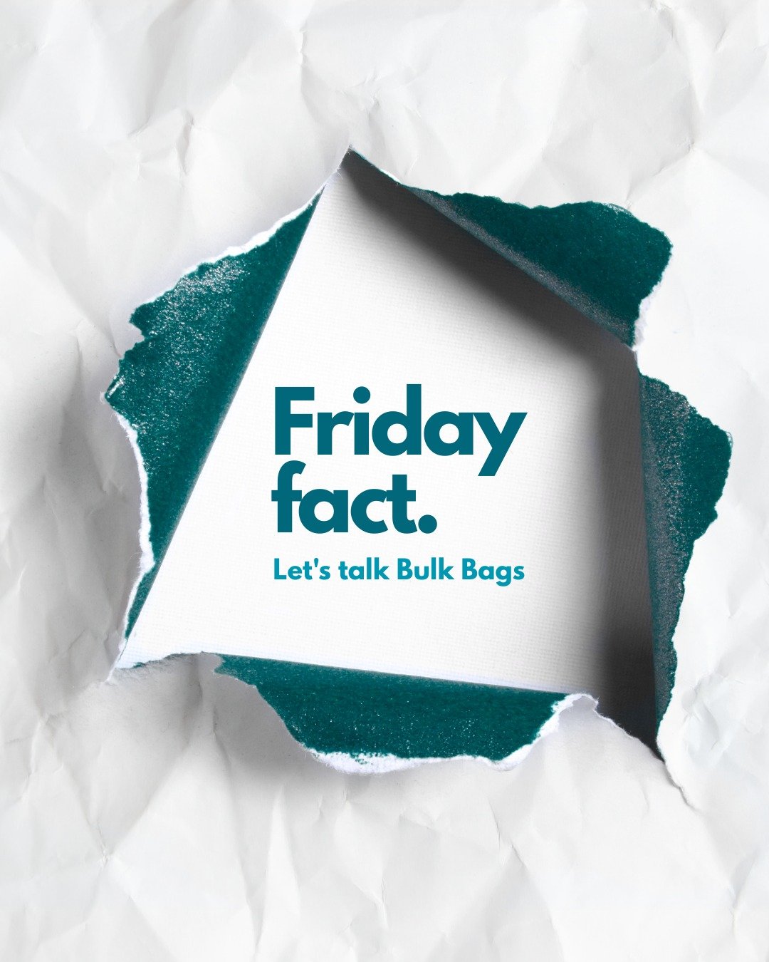 Friday Fact: Let's Talk Bulk Bags🛍️

Bulk bags play a crucial role in mining operations across the Bowen Basin, but what happens to them once they're empty? Thousands are used every year, and without proper management many end up stockpiled or in la