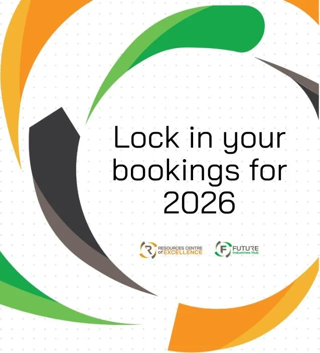 Secure your 2026 bookings with RCOE. Our calendar fills quickly once the new year rolls in, so now is the ideal time to plan ahead📅

Along with our popular meeting rooms and event spaces, our new Stage 2 Future Industries Hub is now available for mo