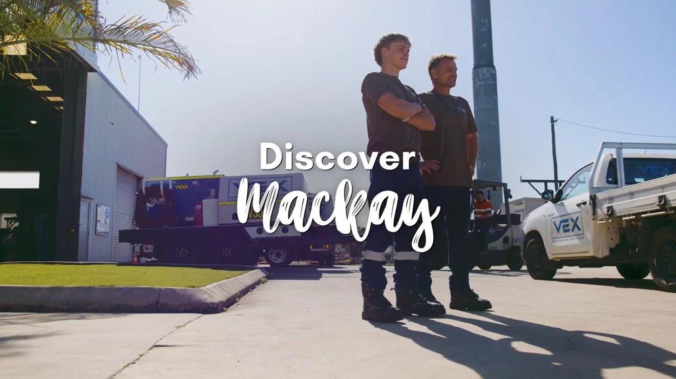Ready to spark your future - Discover a career in manufacturing!
 
Hear from the team at VEX Group Mackay about the endless opportunities in the region. 
 
✔️ Forge your career in a region where mining and agriculture fuel strong demand.
✔️ Enjoy the
