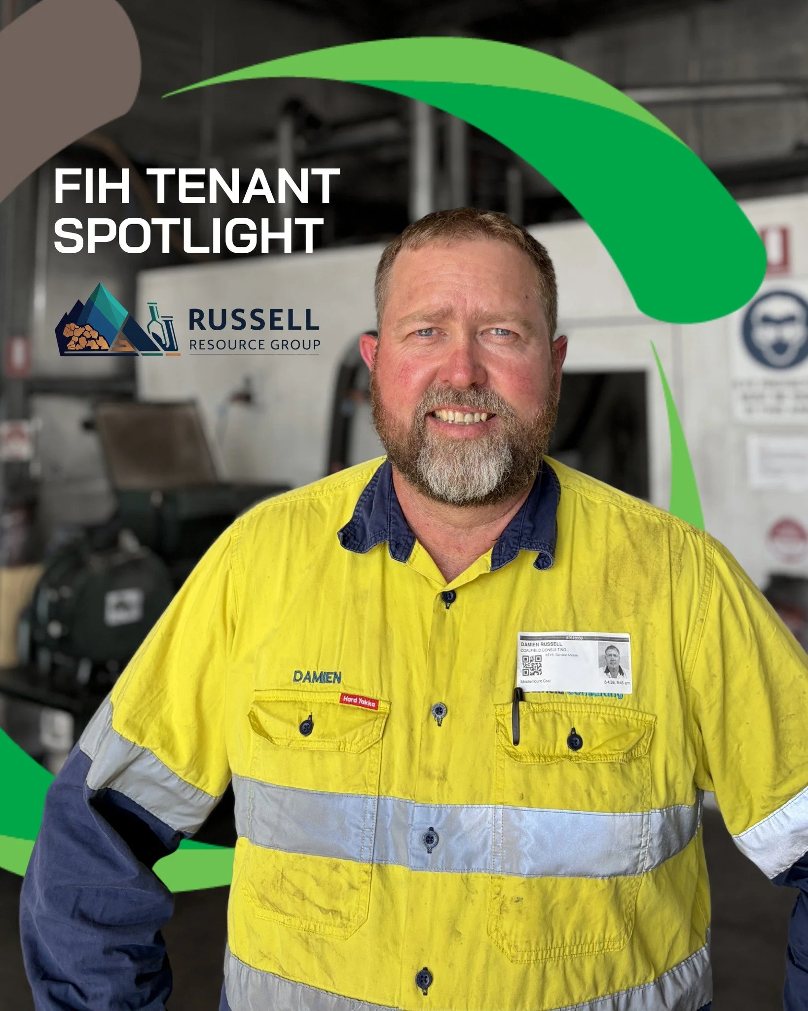 We&rsquo;re pleased to welcome Damien Russell as a tenant located in our Future Industries Hub at the Resources Centre of Excellence. 
 
As the founder of Russell Resource Group, Damien brings over 20 years of experience across the mining, energy and