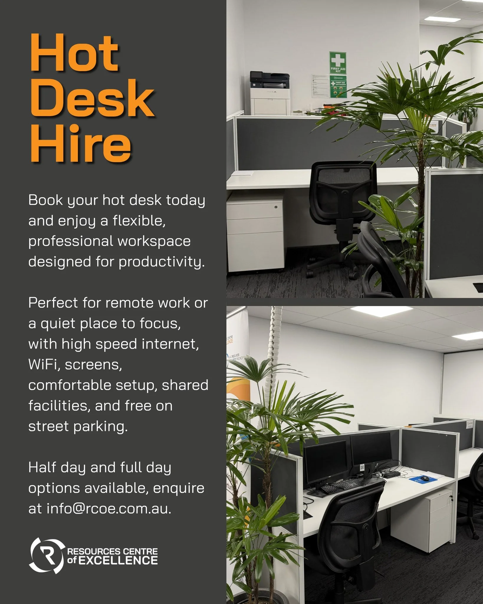 Need a change of scenery or a productive place to work?💻

Step into a professional environment designed to help you stay focused, energised and connected. Whether you are working remotely, meeting clients, or just need a quiet space to get things do