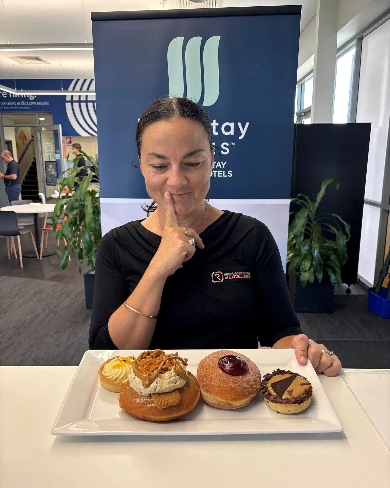 Which one would you choose? 🍩🍰

A big thank you to our partners at  MainStay Suites&reg;, Debra Hackney and Jamee Wust, for dropping off some delicious treats. We really appreciate it!

If you didn&rsquo;t already know,  MainStay Suites&reg; is a v