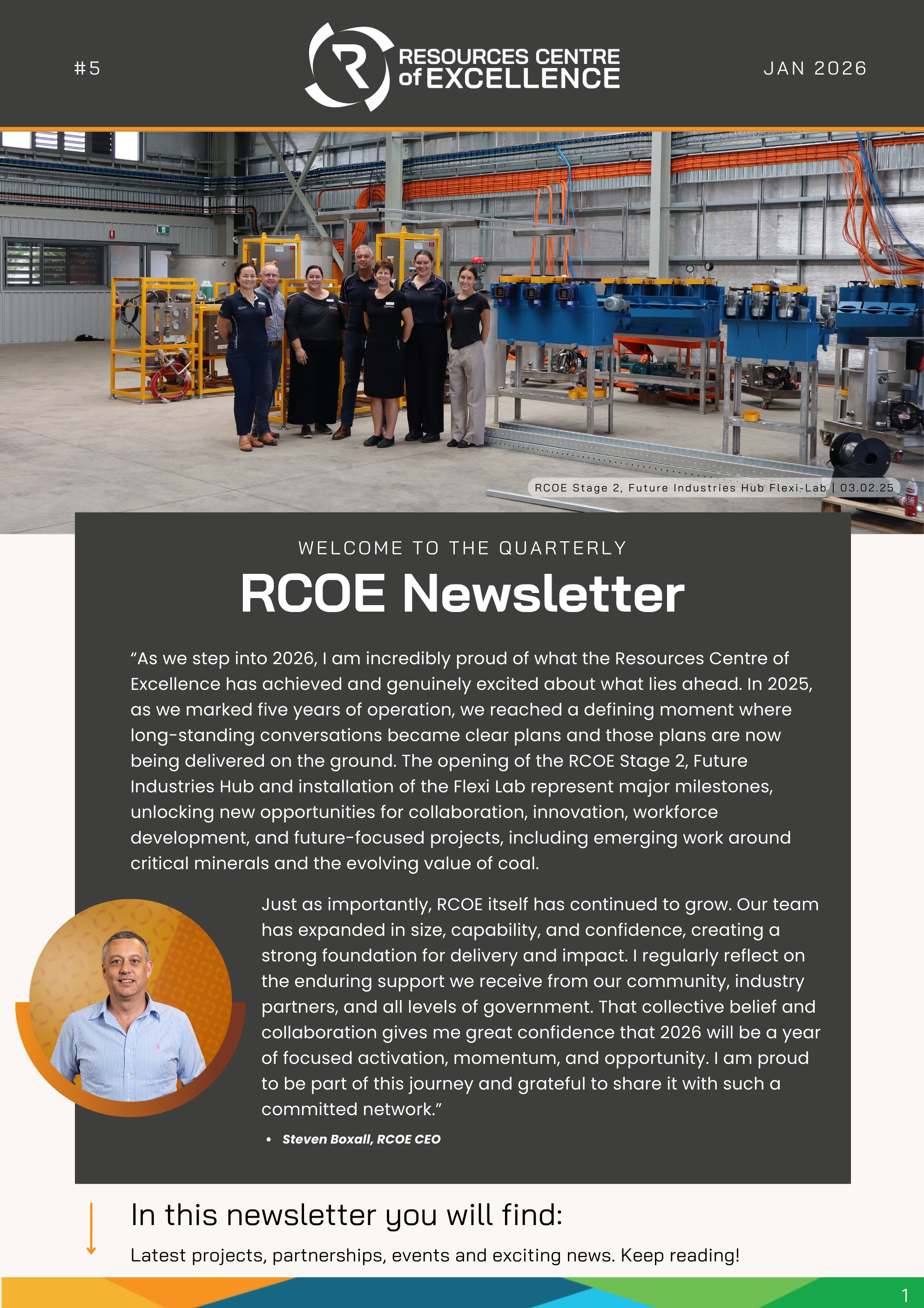 January 2026 RCOE Newsletter #5 — Resources Centre of Excellence