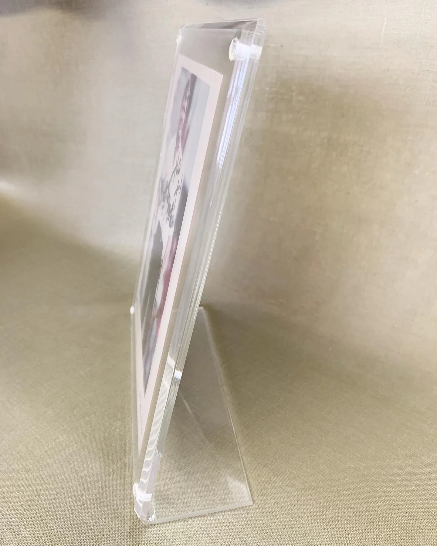 Side View of Beveled Frame