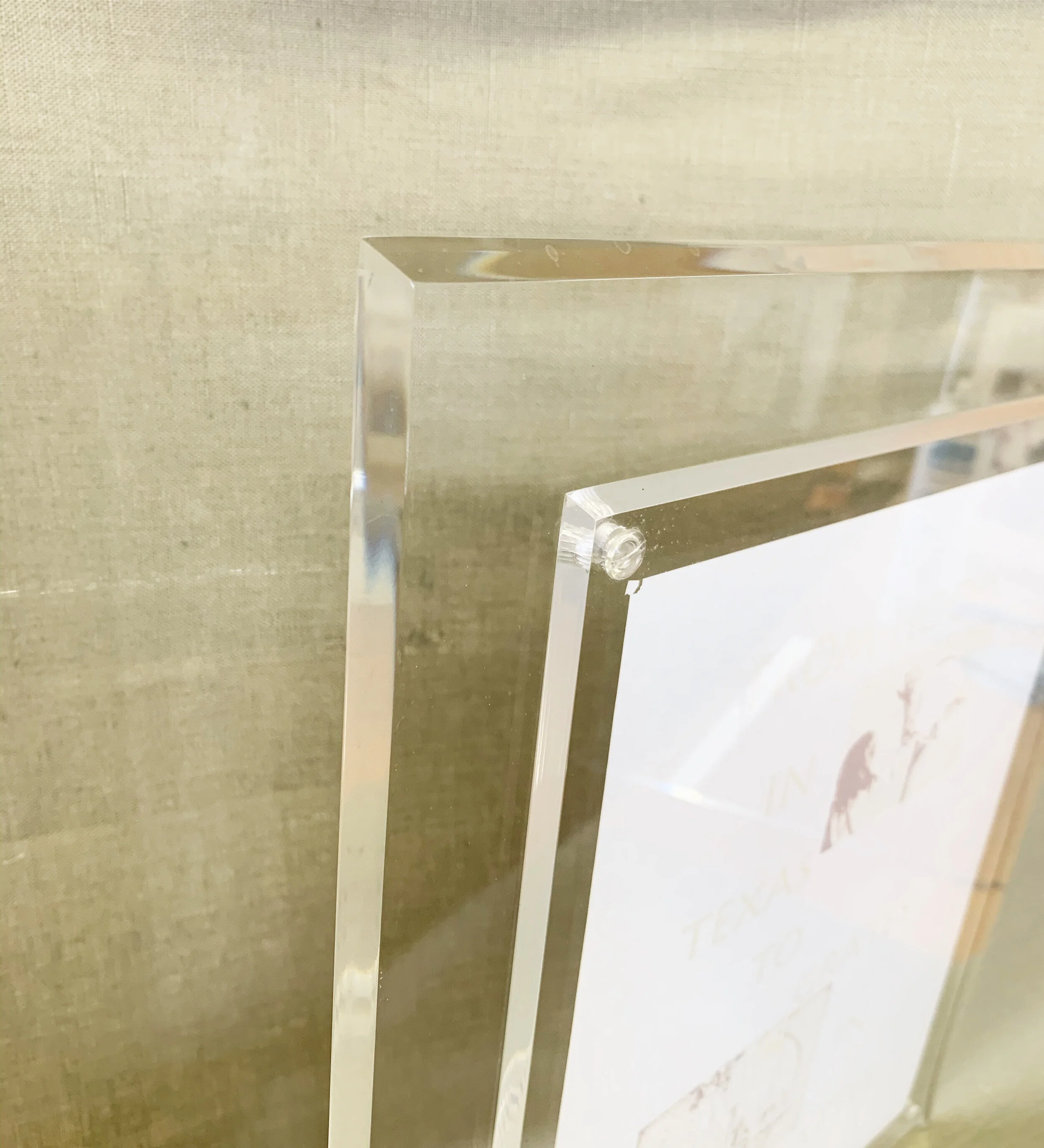 Double Beveled Frame