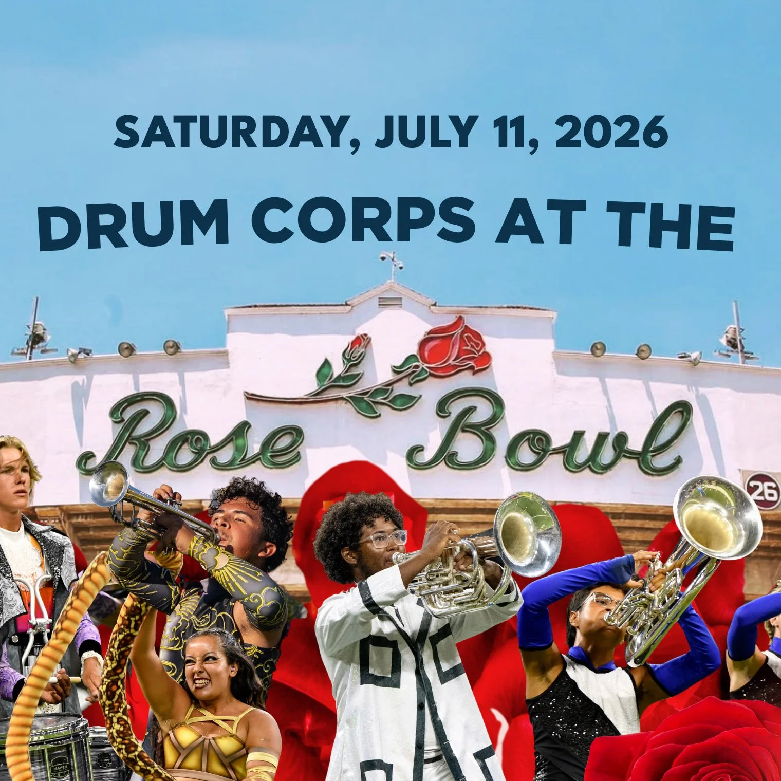 Drum Corps at the Rose Bowl