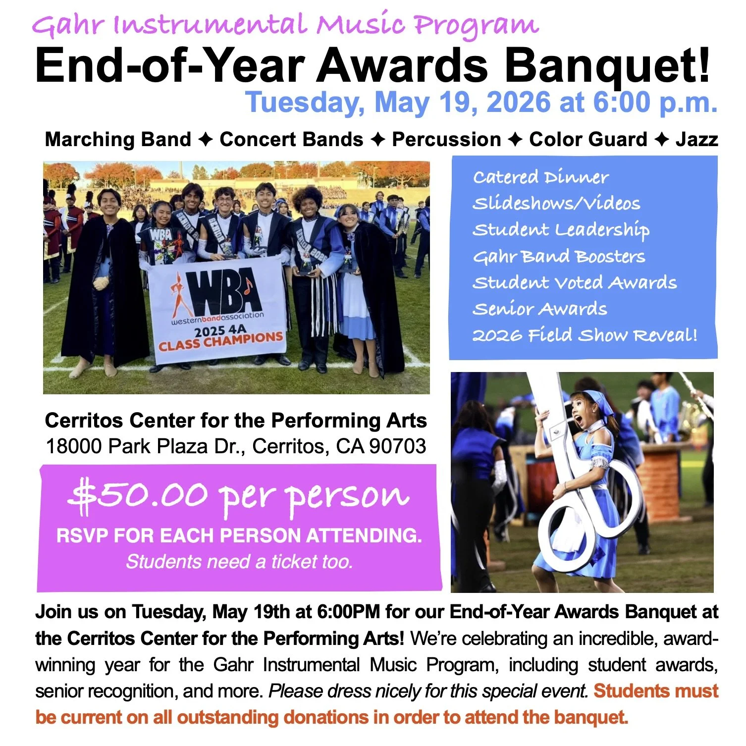 End-of-Year Awards Banquet
