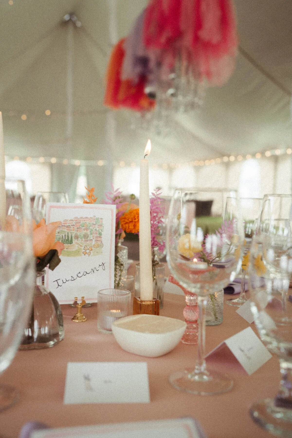 Place Based Table Numbers | Photo by Tree and Mountain Weddings