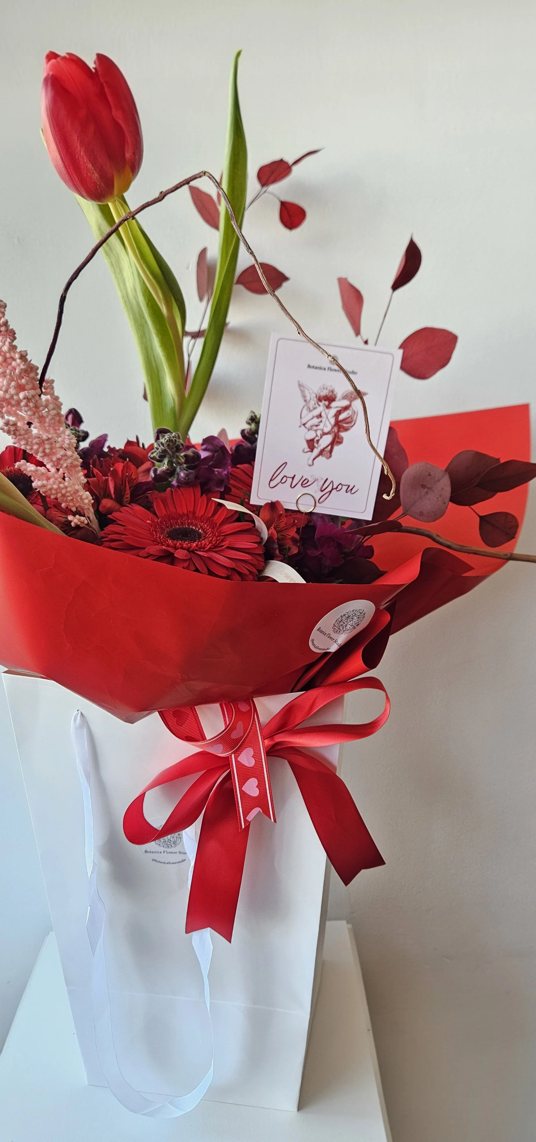 Bouquet con Bolsa Trapecio