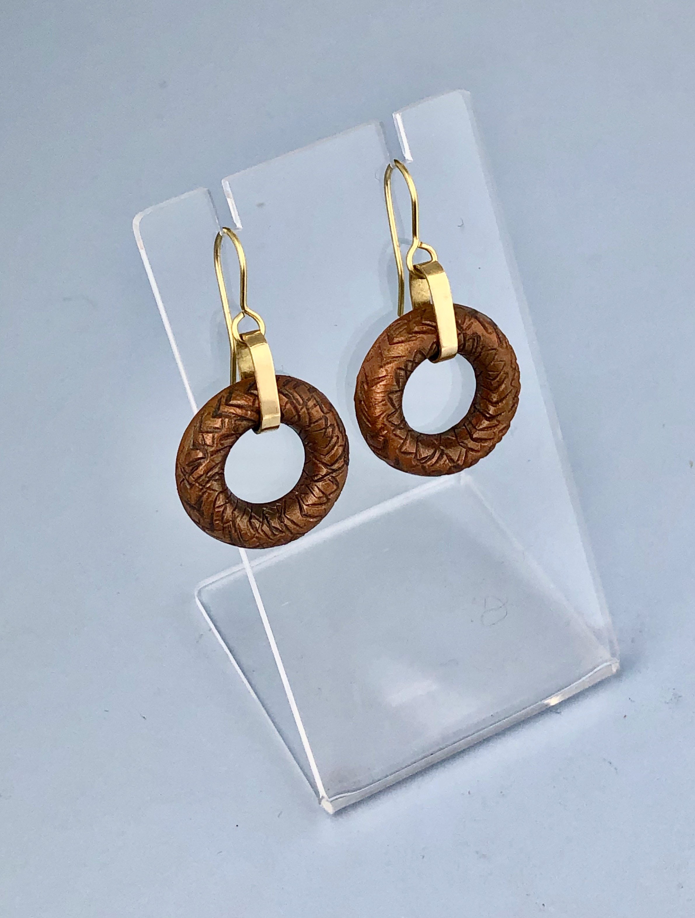 Donut earrings