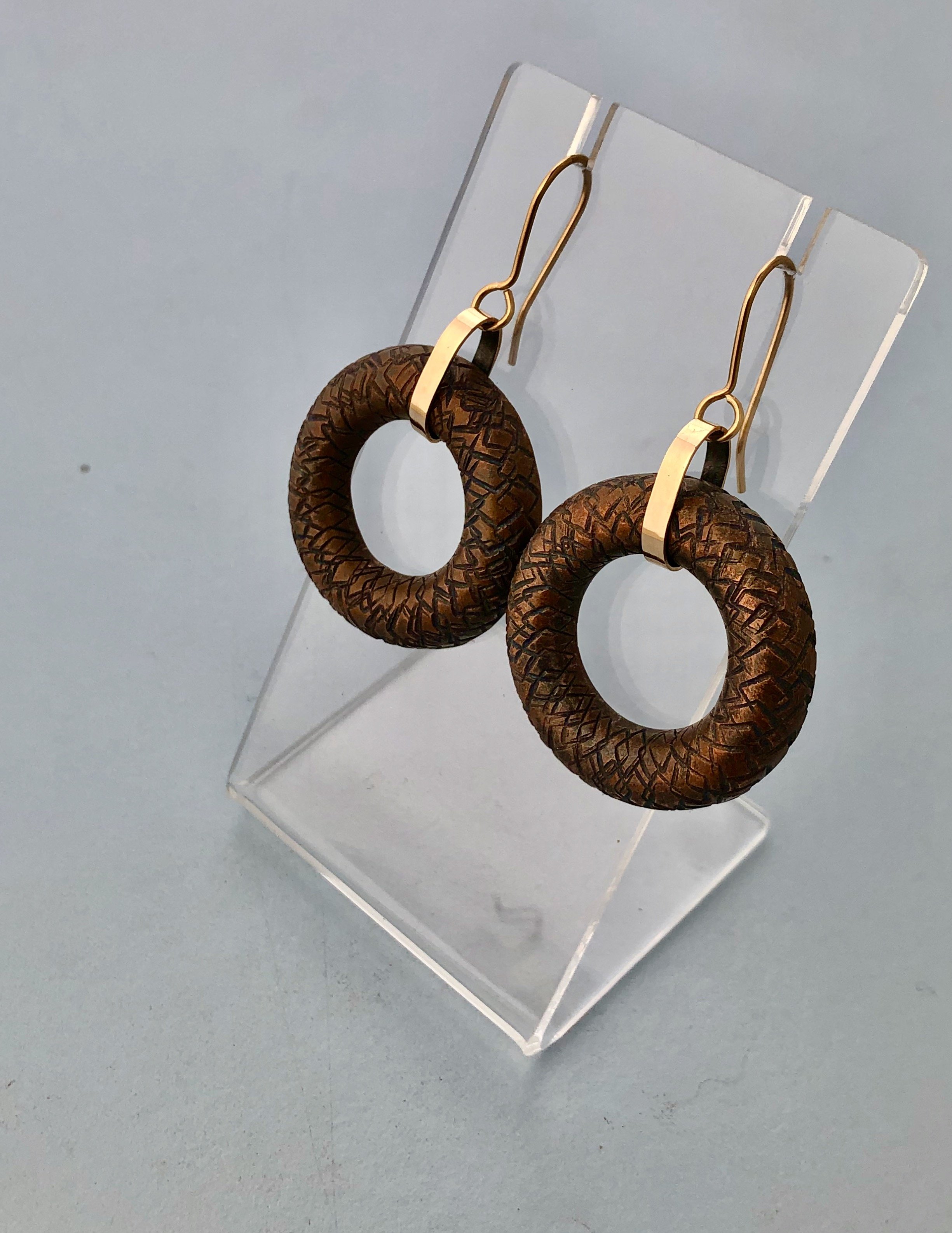 Donut earrings
