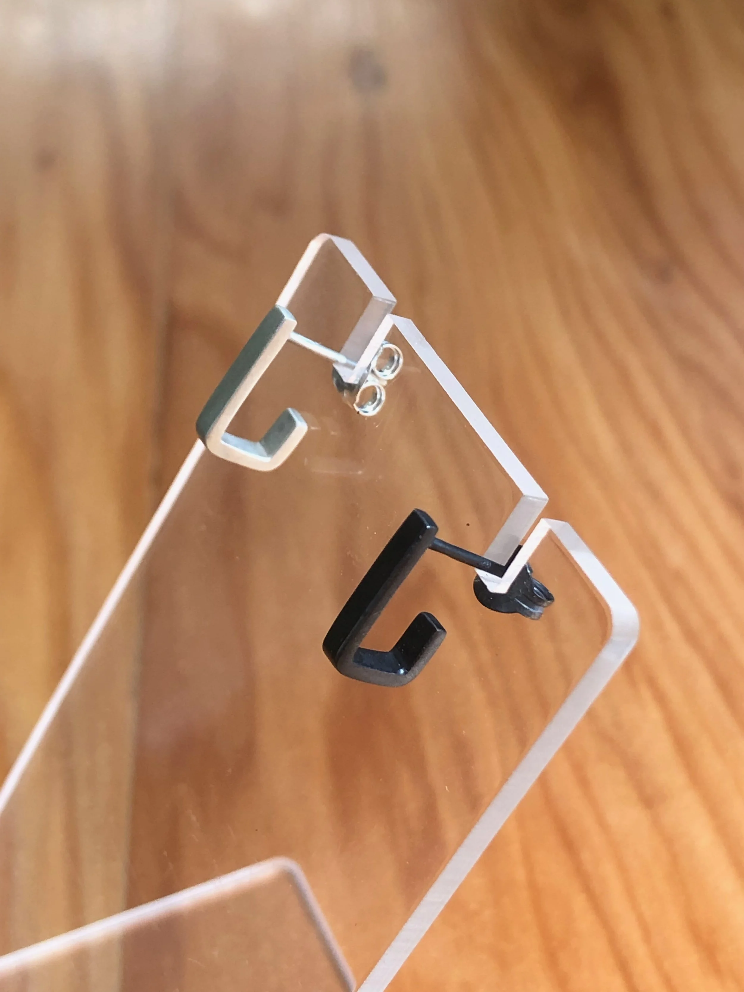 Sterling Silver Ear Hug Studs