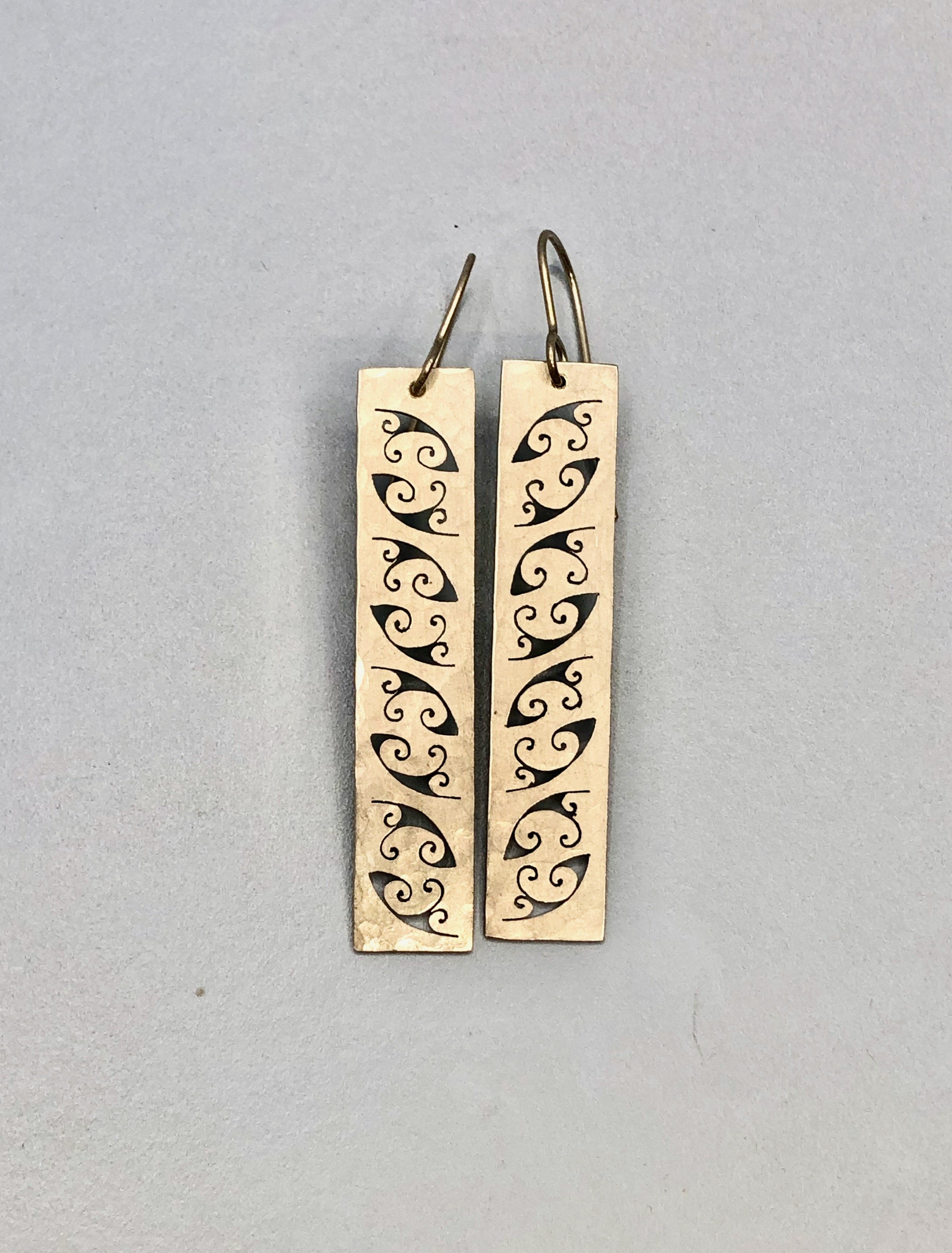 Koru Pattern Sterling Silver Earrings