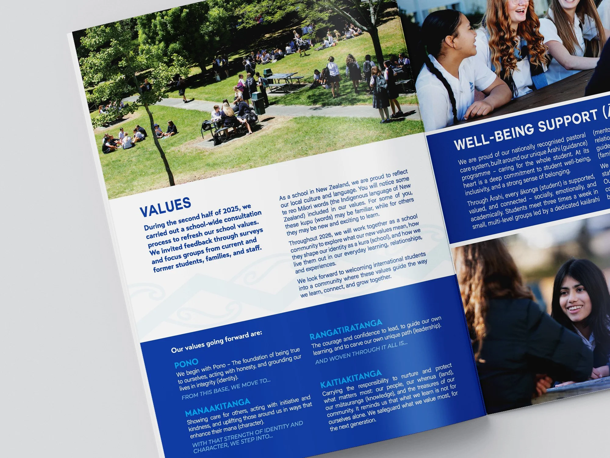 Telling the story of Nelson College for Girls through engaging print documents.