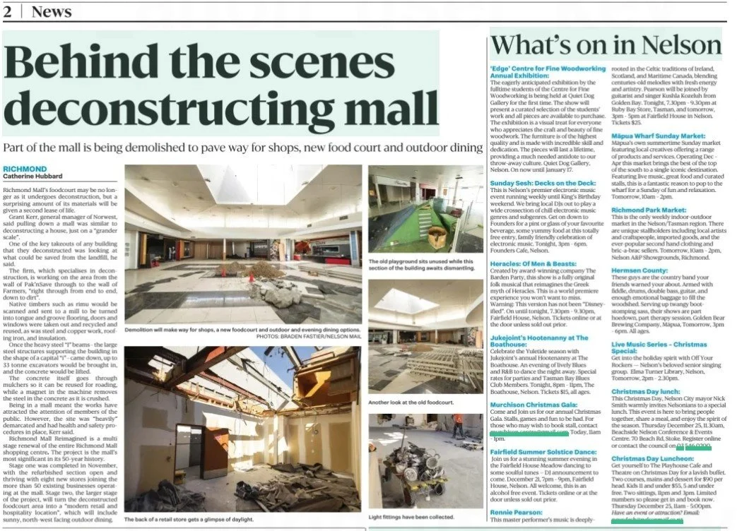 We never underestimate public interest in your project. And good photos can put your routine update on a leading news page.