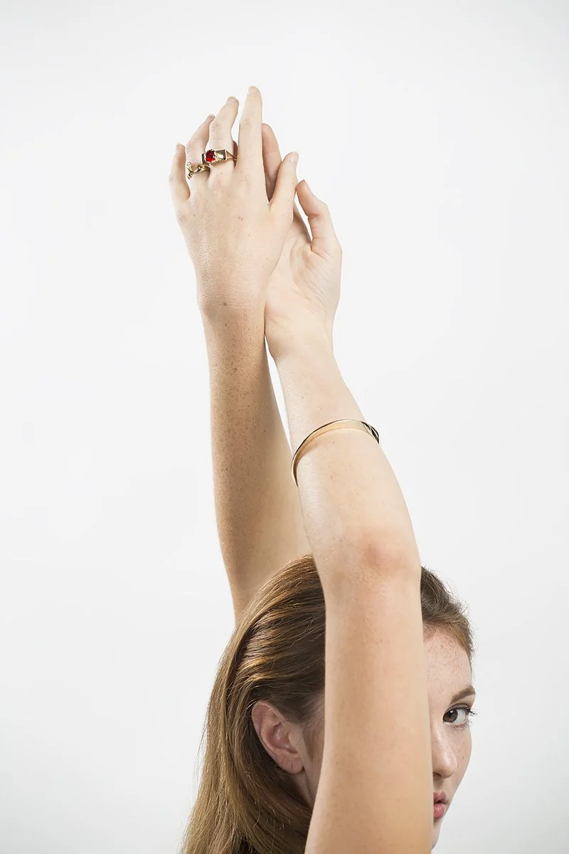 Jens Hansen dress jewellery photoshoot.